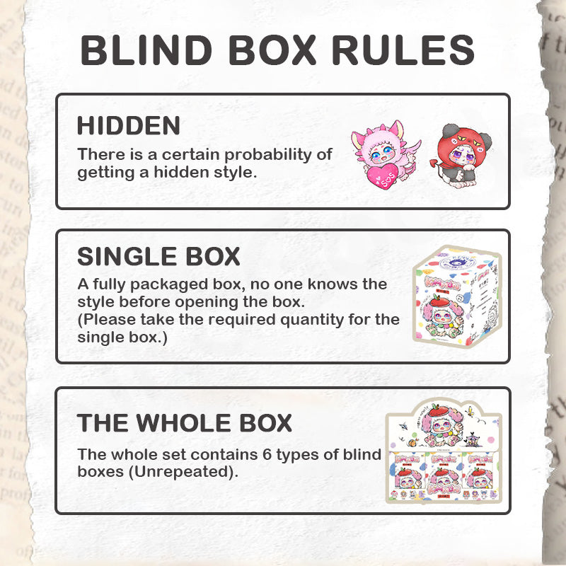 Regain Myself 7" Plush (Kimmon, Blind Box Ten Toys) SEALED product image 3, provided for visual reference and product detail