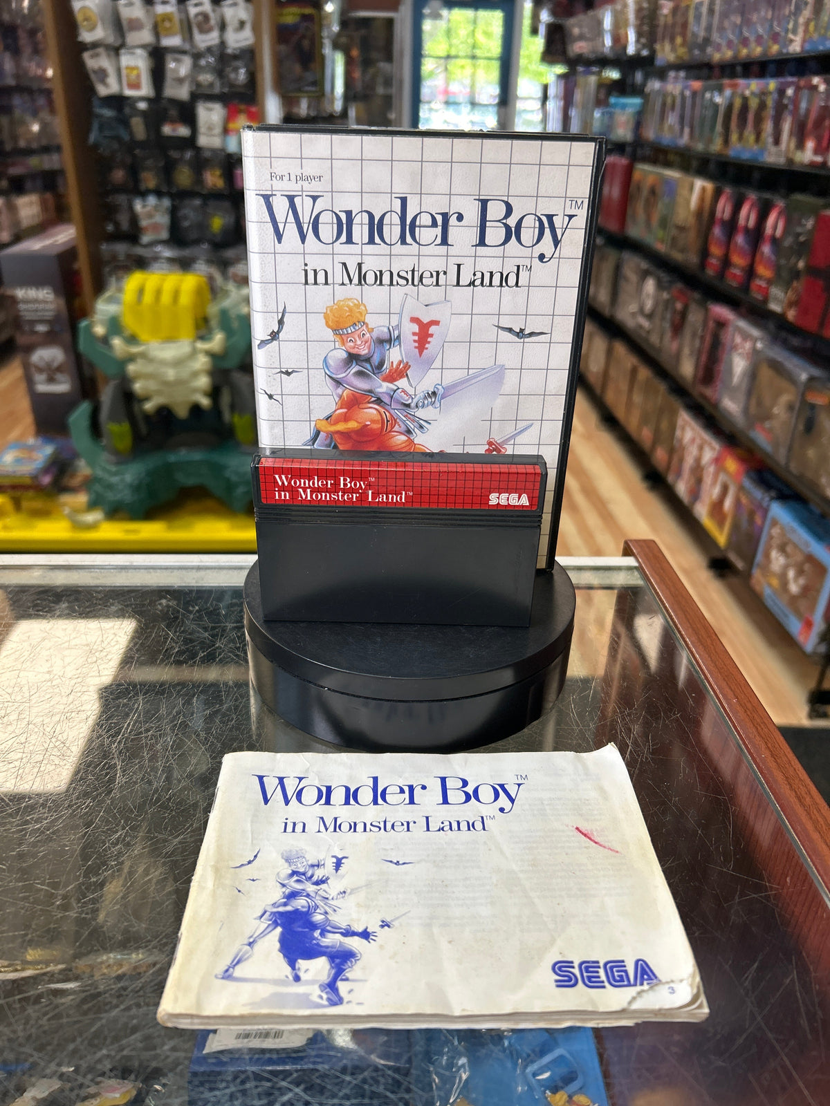 Wonder Boy in Monster Land 0822 (SEGA Master System SMS, Video Games) **COMPLETE** product image 1, provided for visual