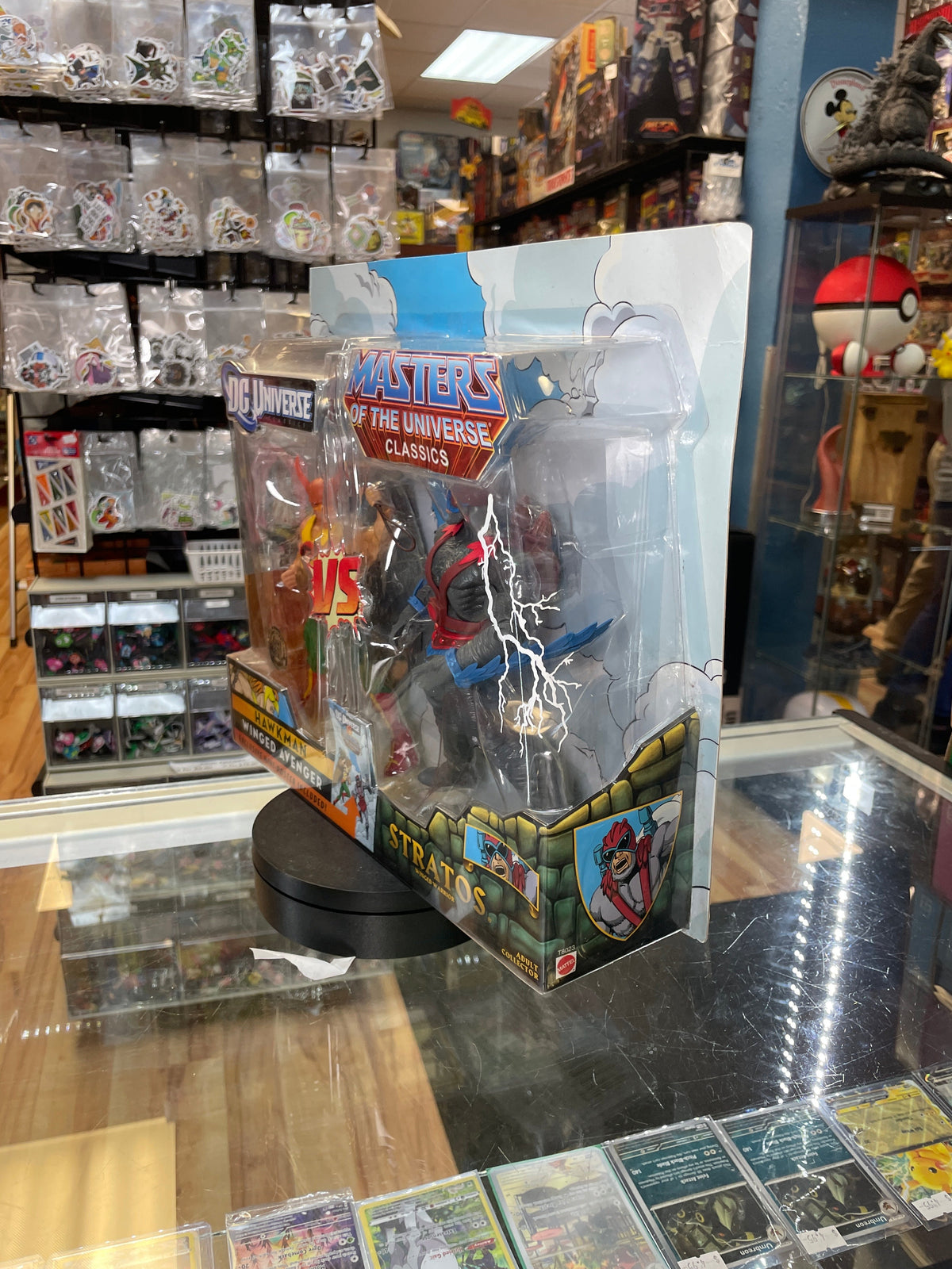 HawkMan & Stratos (MOTU Classics DC Universe, Mattel)**SEALED** product image 6, provided for visual reference and product