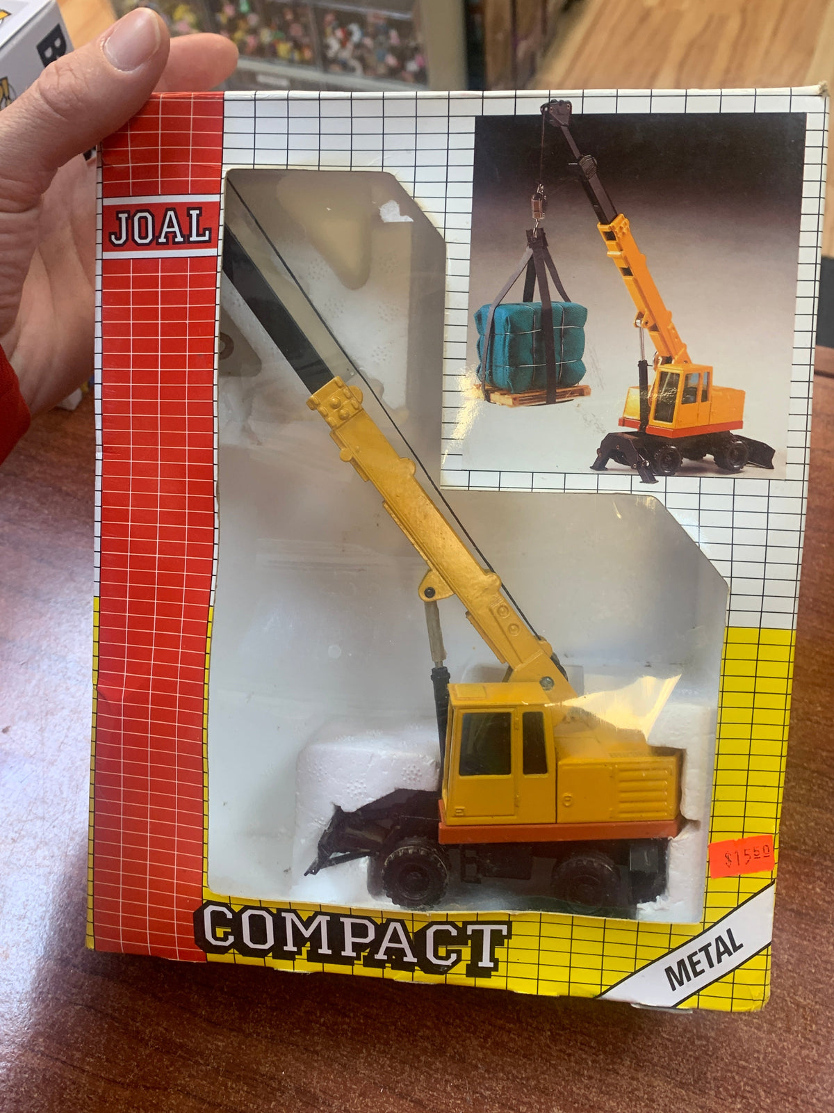 Caterpillar Compact Telescopic Crane 1/70 ( Vintage JOAL, CAT) product image 9, provided for visual reference and product