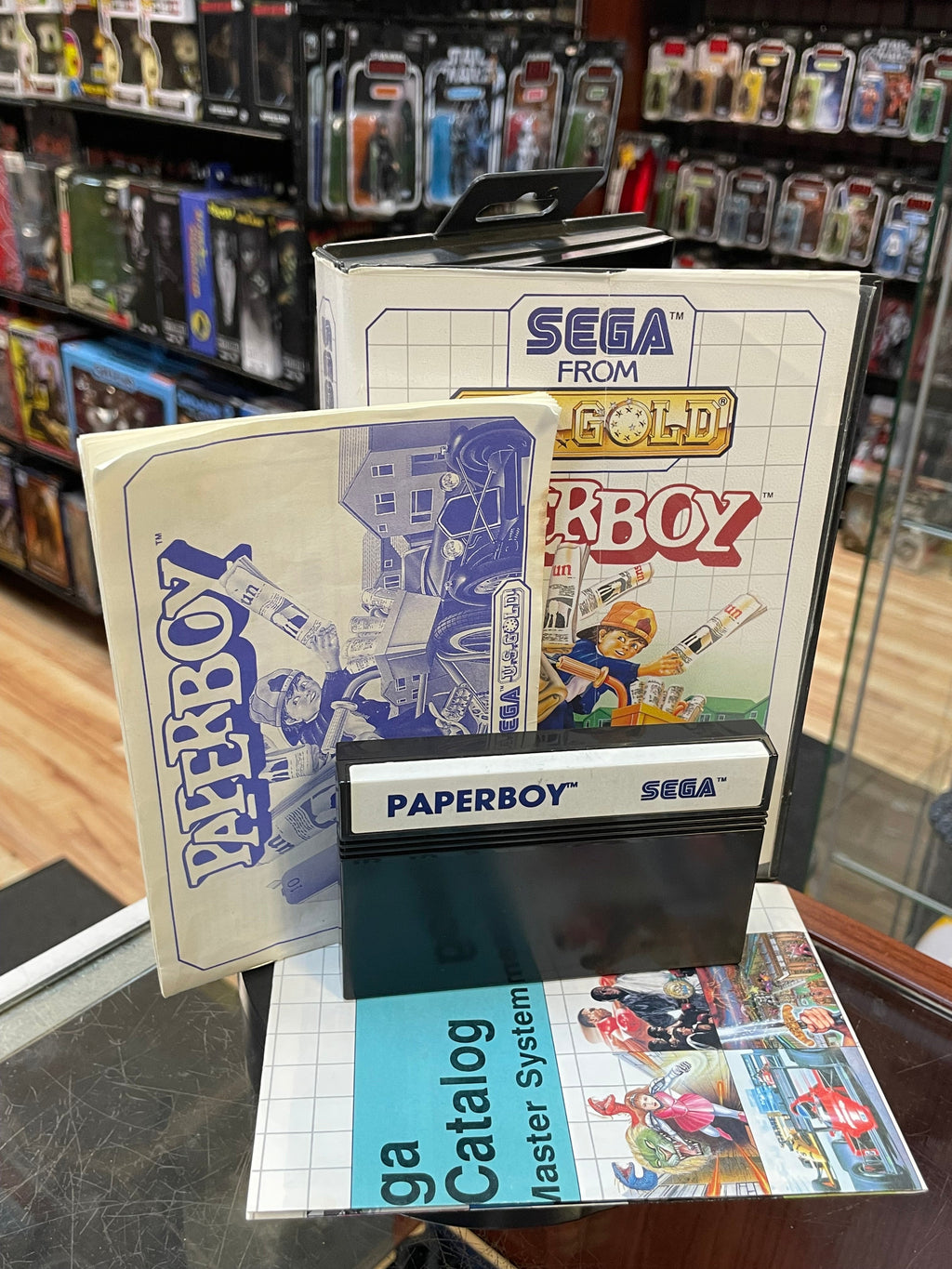 Paperboy UK (SEGA Master System SMS, Video Games) **COMPLETE** product image 3, provided for visual reference and product