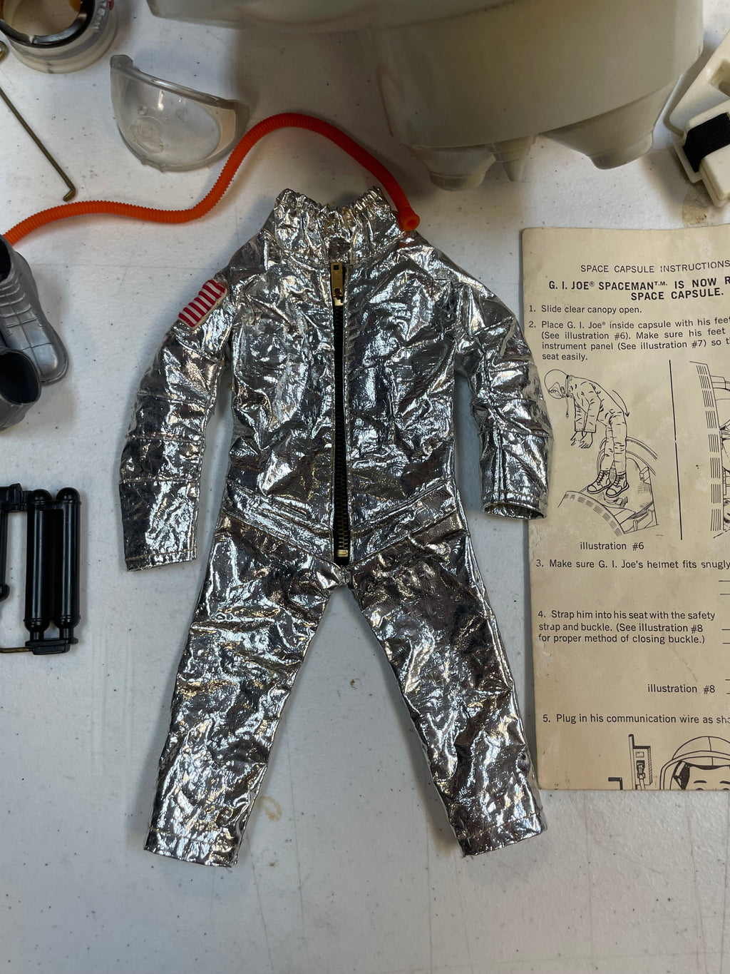 Space Walk Mystery (Vintage 12” GI Joe, Hasbro) **Original** product image 2, provided for visual reference and product
