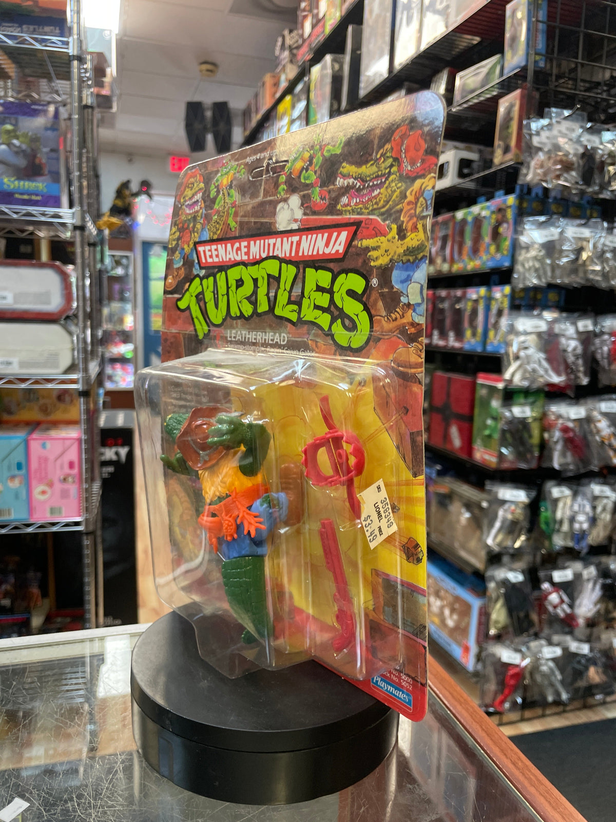Leatherhead -19 Back- (Vintage TMNT Ninja Turtles, Playmates) **SEALED** product image 6, provided for visual reference and