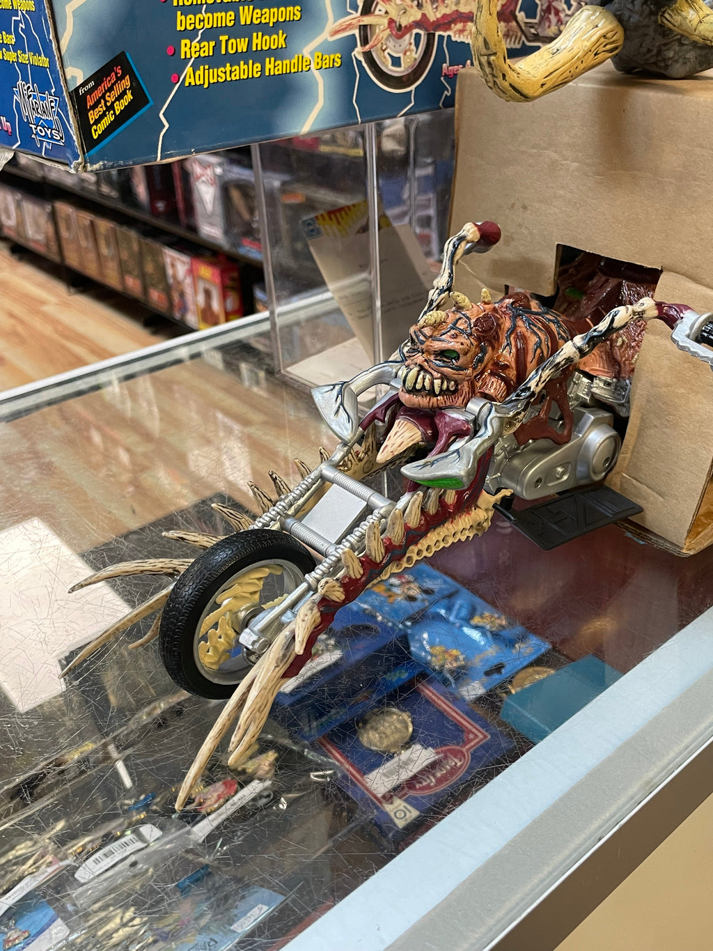 Violator Chopper (Vintage Spawn, McFarlane Toys) NEW/OPEN BOX product image 2, provided for visual reference and product