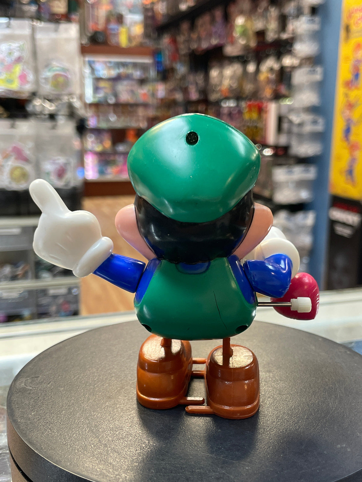 Luigi Wind Up (Vintage Super Mario Brothers, Nasta) WORKING product image 3, provided for visual reference and product