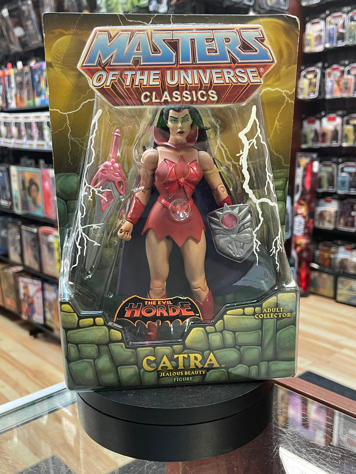 Catra (MOTU Classics, Mattel) **SEALED** product image 1, provided for visual reference and product detail review
