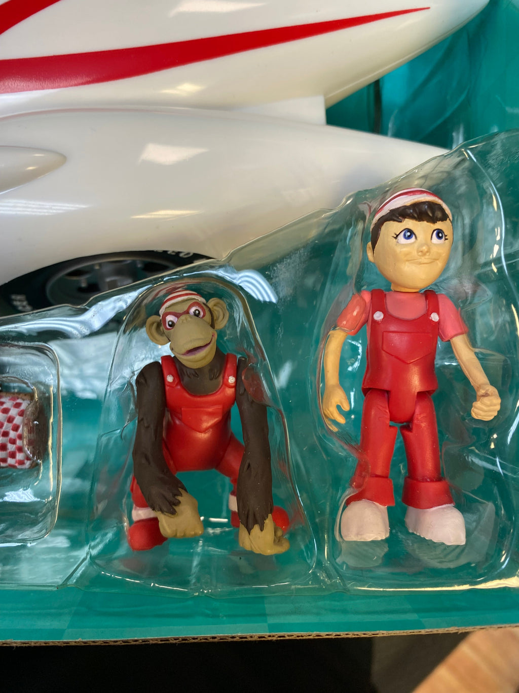 Mach 5 Playset with Spindle Chim Chim (Vintage Speed Racer, Resaurus) NEW product image 17, provided for visual reference