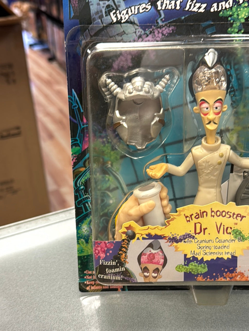 Brain Booster Dr Vic (Vintage Toonsylvania, Toy Island) SEALED product image 5, provided for visual reference and product