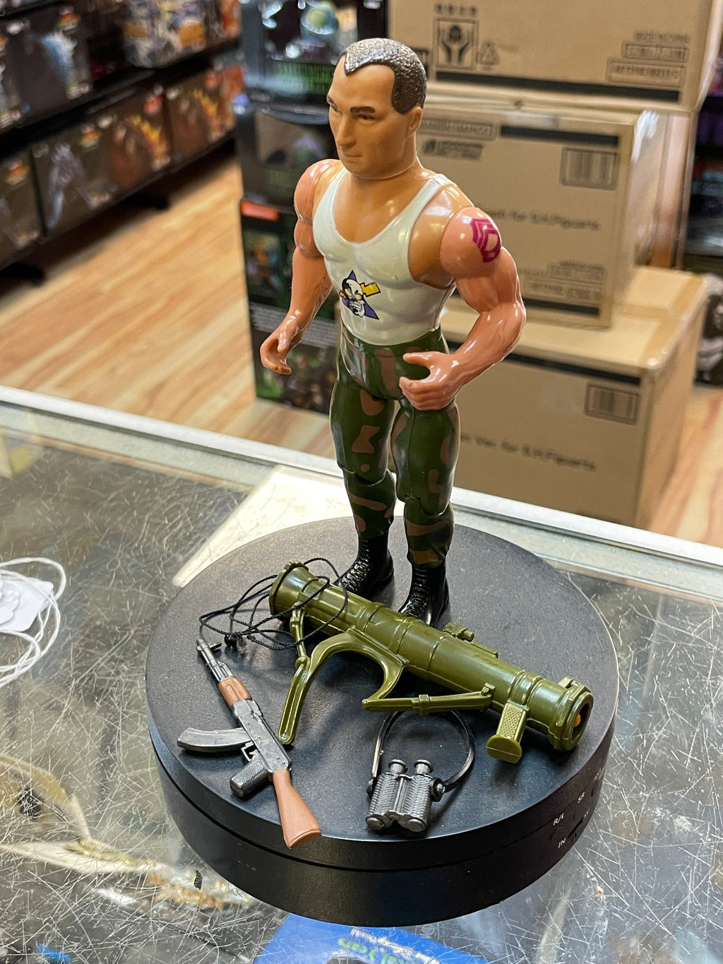 Sergeant Havoc with Accessories (Vintage Rambo, Coleco) product image 2, provided for visual reference and product detail