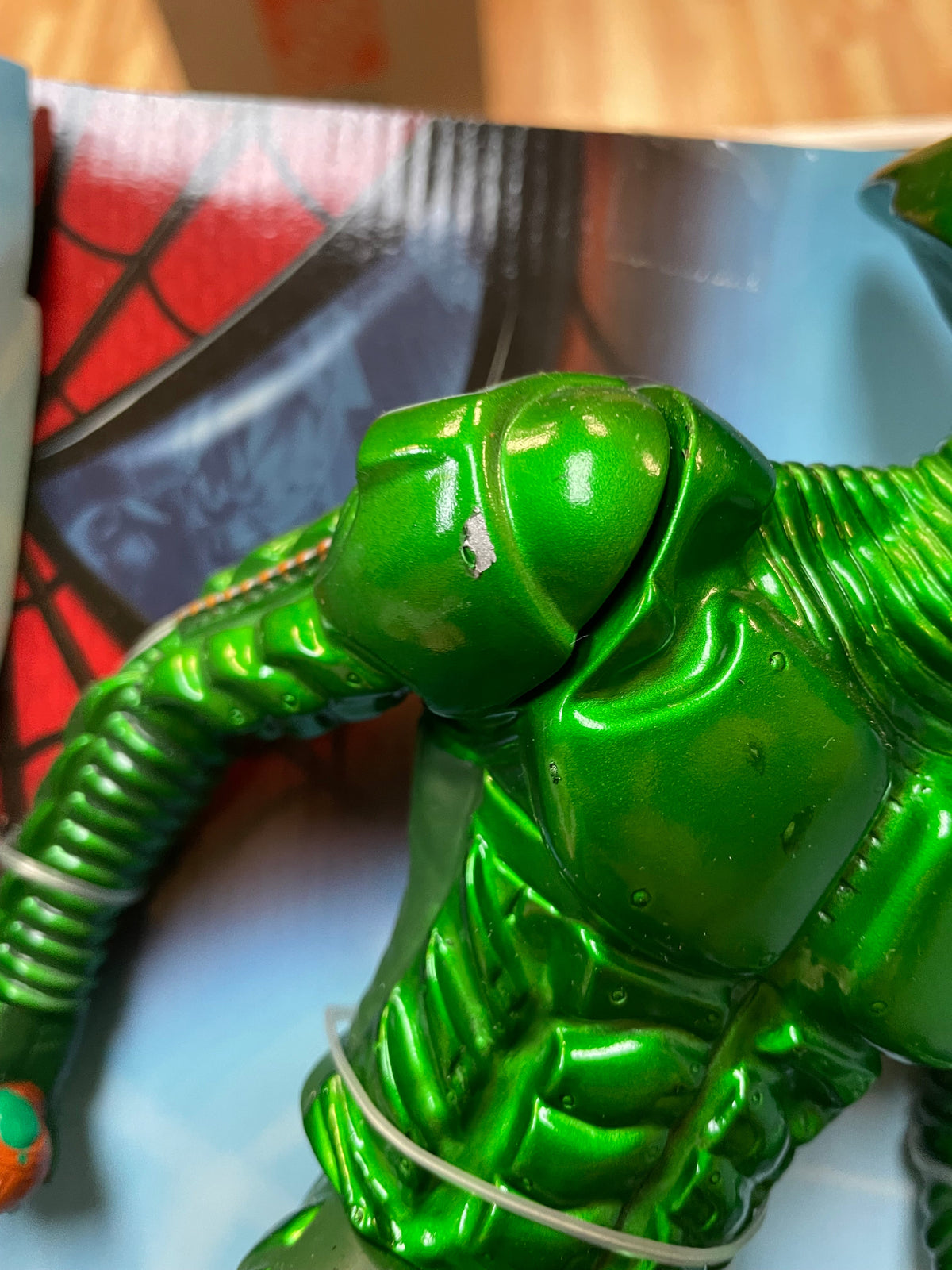 Green Goblin 12” Poseable Figure (Vintage Spider-Man, Toy Biz) SEALED product image 6, provided for visual reference and