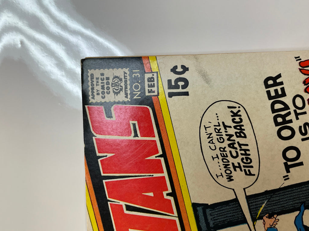 Teen Titans #31 -To Order is to Destroy- (DC, Comics) Good product image 3, provided for visual reference and product detail