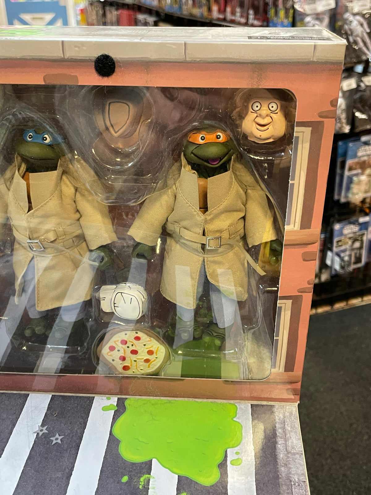 Turtles in Disguise (TMNT Ninja Turtles, NECA) **SEALED** product image 2, provided for visual reference and product detail