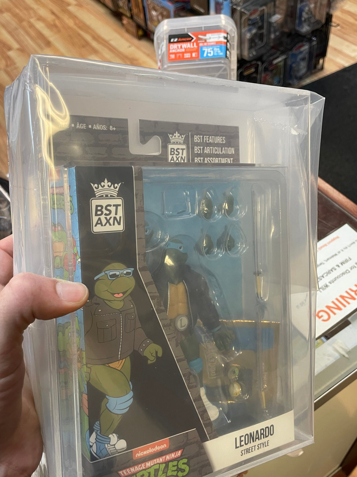 Street Style Leonardo Prototype (TMNT Ninja Turtles, Loyal Subjects BST) **CAS GRADED 85+ product image 13, provided for