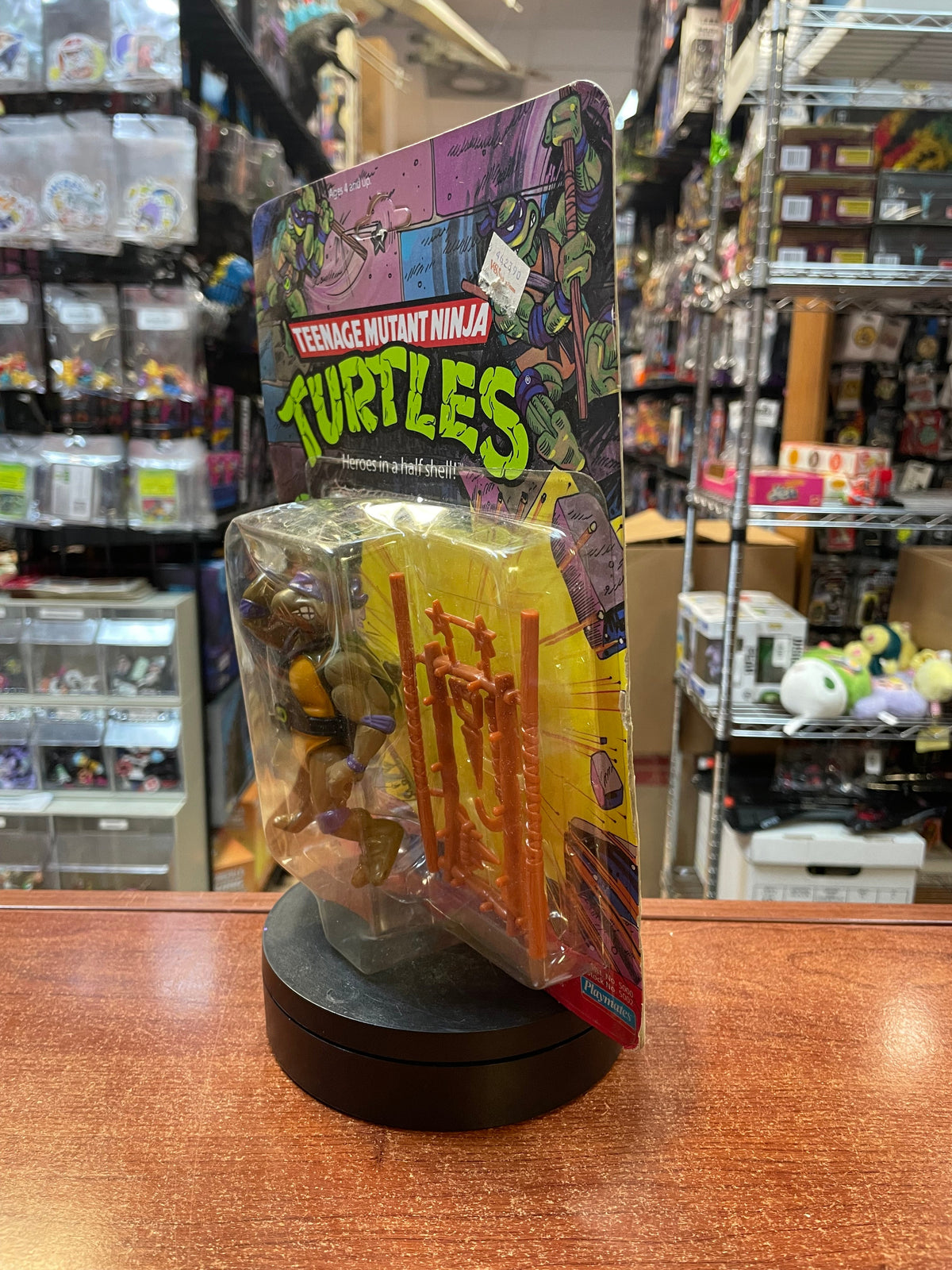 Hard Head Donatello -10 Back- (Vintage TMNT Ninja Turtles, Playmates) **SEALED** product image 4, provided for visual