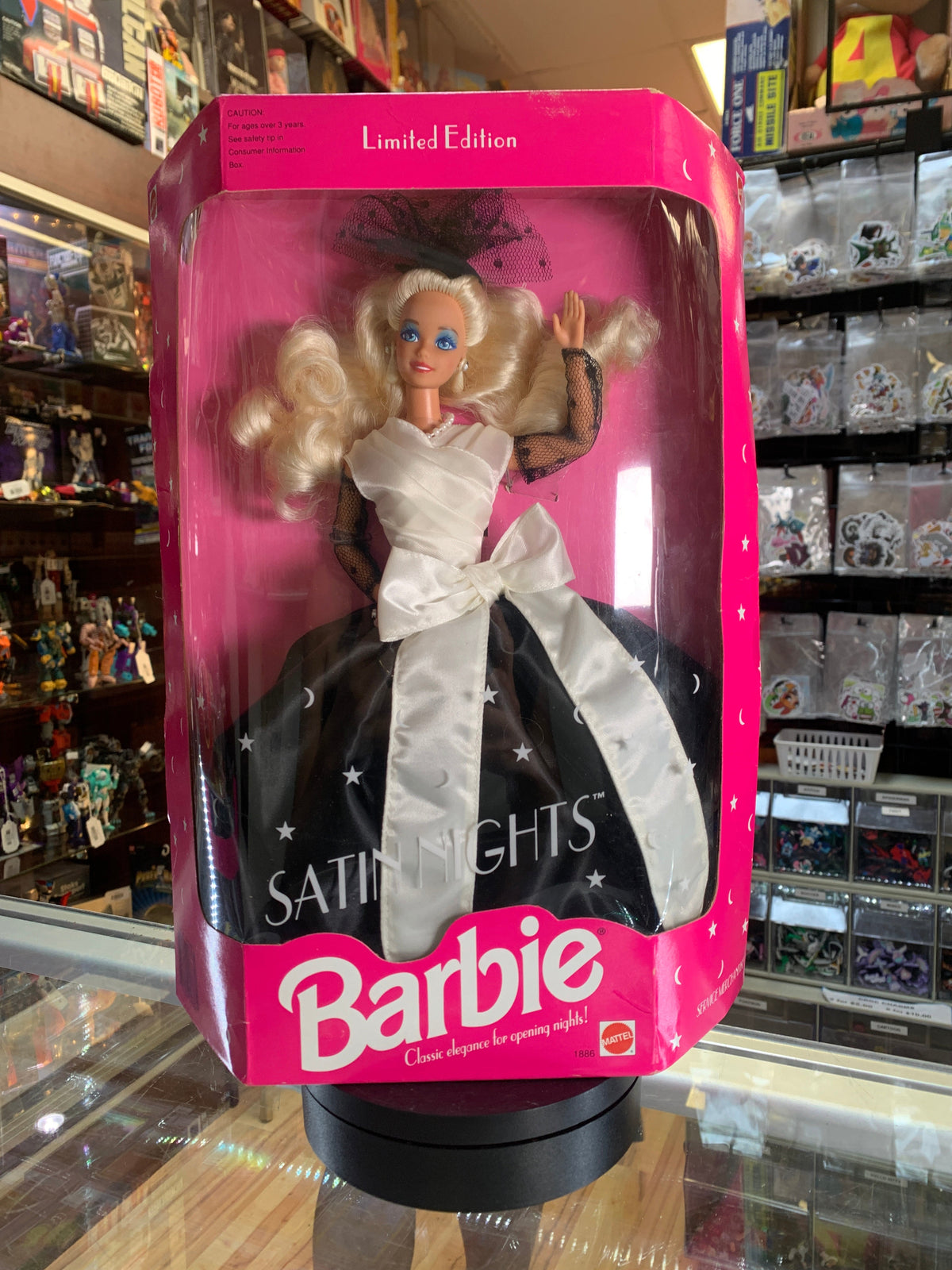 Barbie Satin Nights #1886 (Vintage Barbie, Mattel) **SEALED** product image 1, provided for visual reference and product
