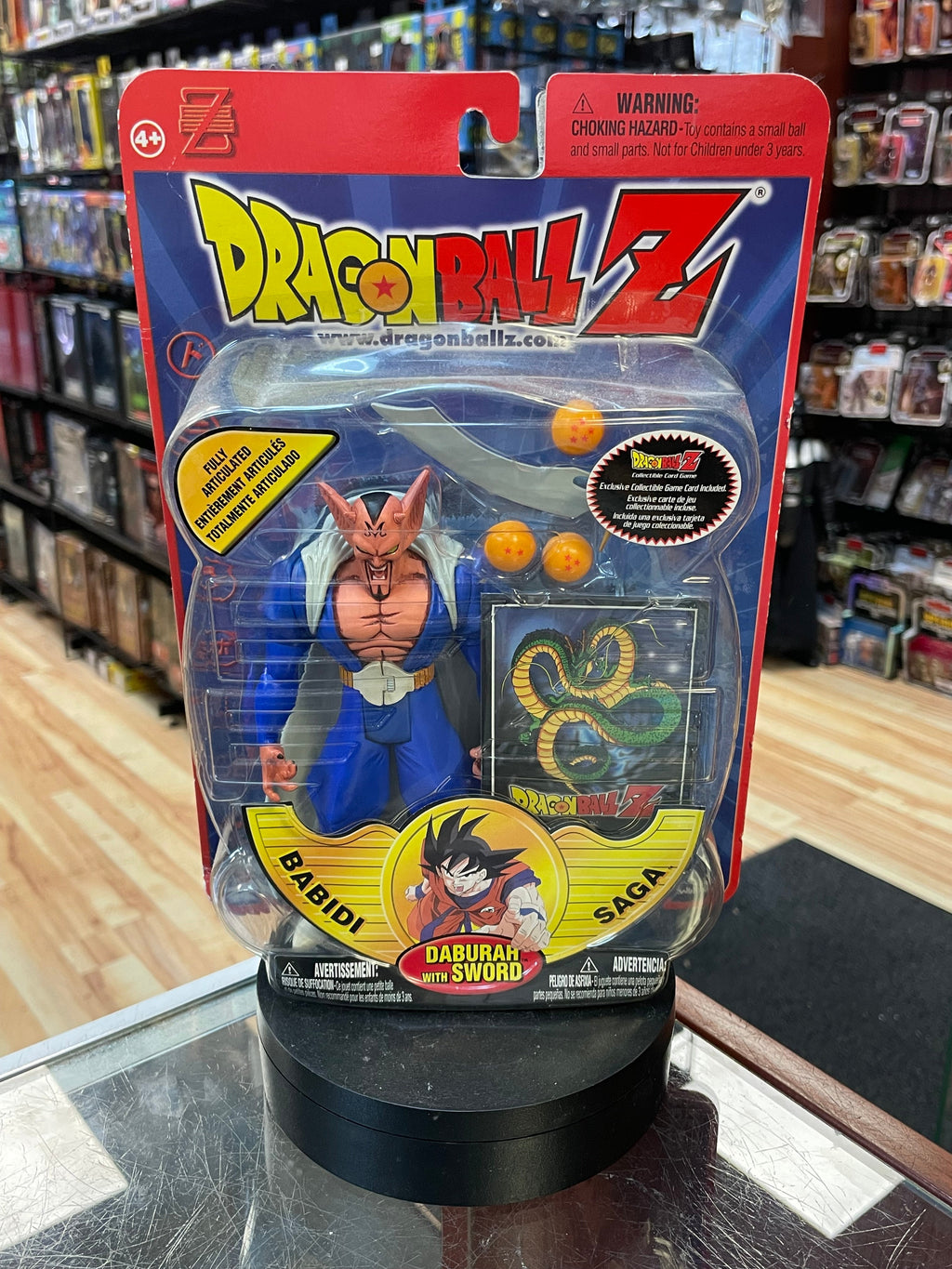 Daburah With Sword (Vintage Dragon Ball Z, Irwin Toys) SEALED product image 1, provided for visual reference and product