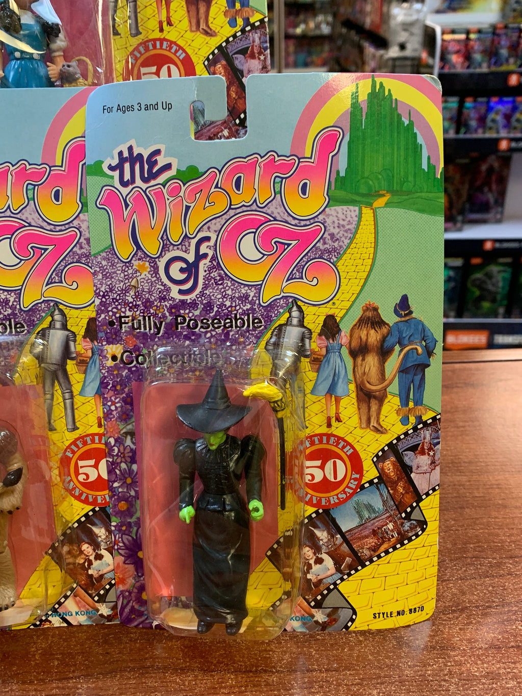 Wizard of Oz Figure Set of 6 (Vintage Multi Toys, MGM) SEALED product image 2, provided for visual reference and product