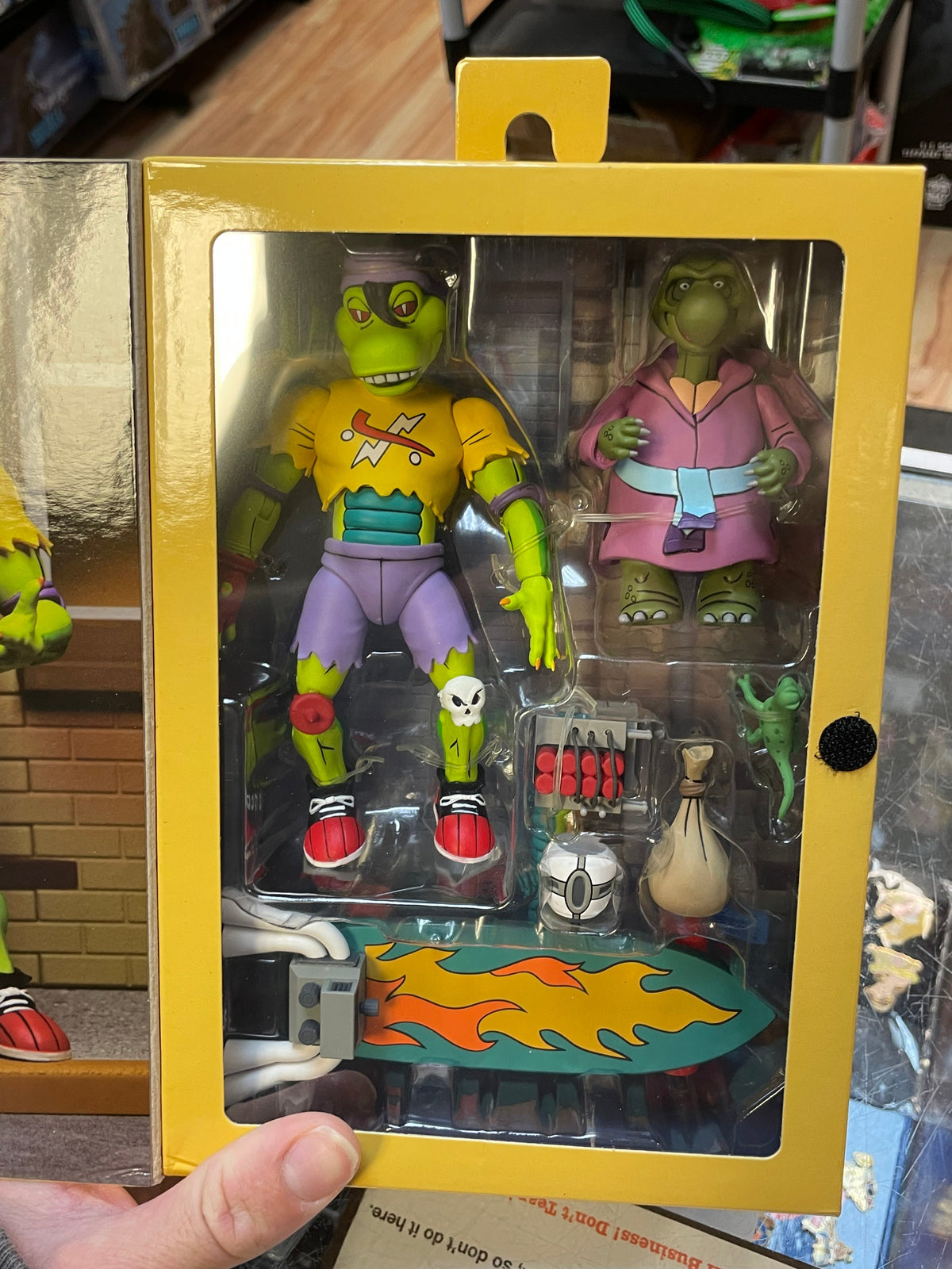 Mondo Gecko (TMNT Teenage Ninja Turtles, NECA) SEALED product image 3, provided for visual reference and product detail