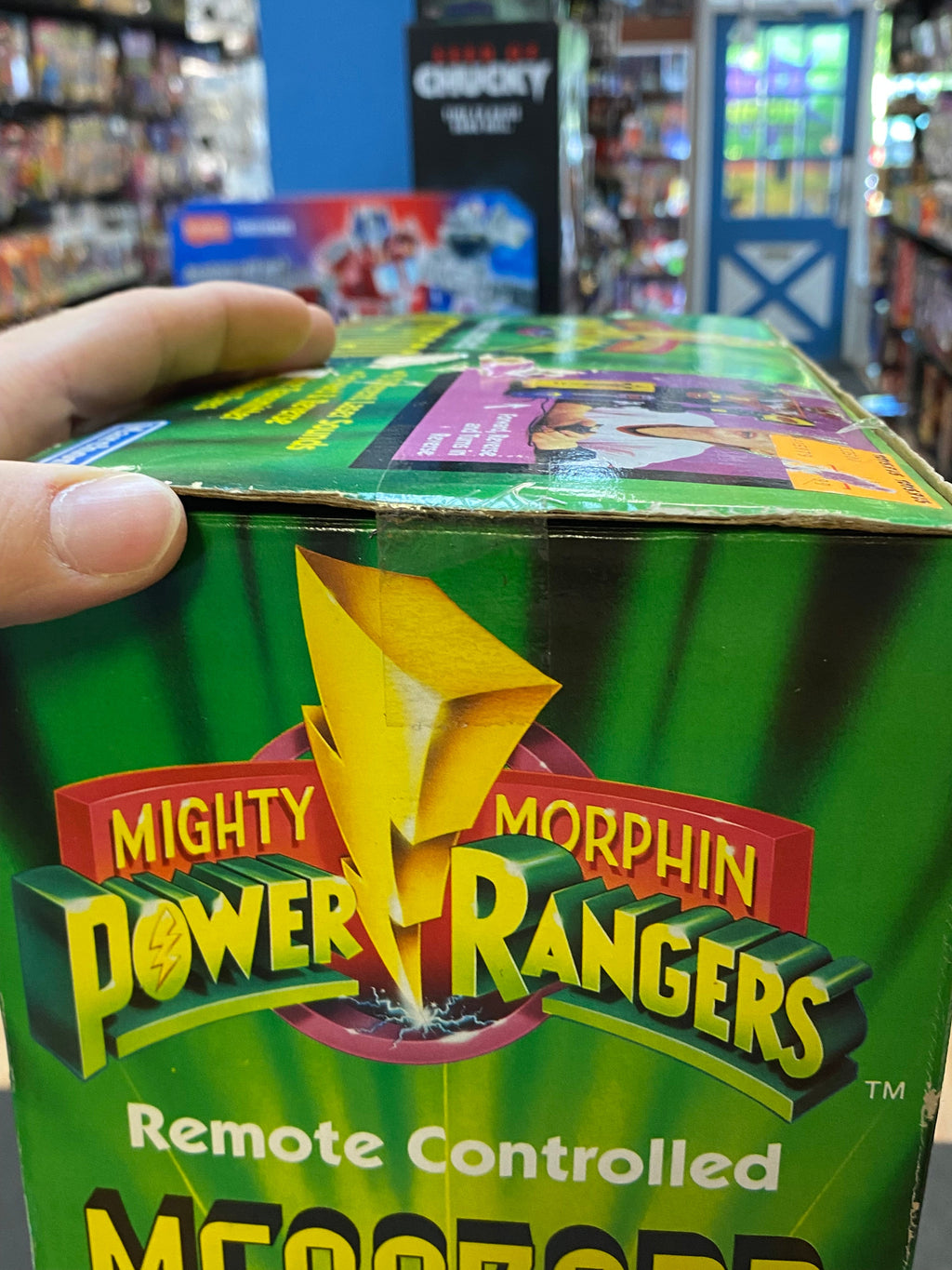 Remote Controlled Megazord (Vintage MMPR Power Rangers, Bandai) SEALED product image 6, provided for visual reference and