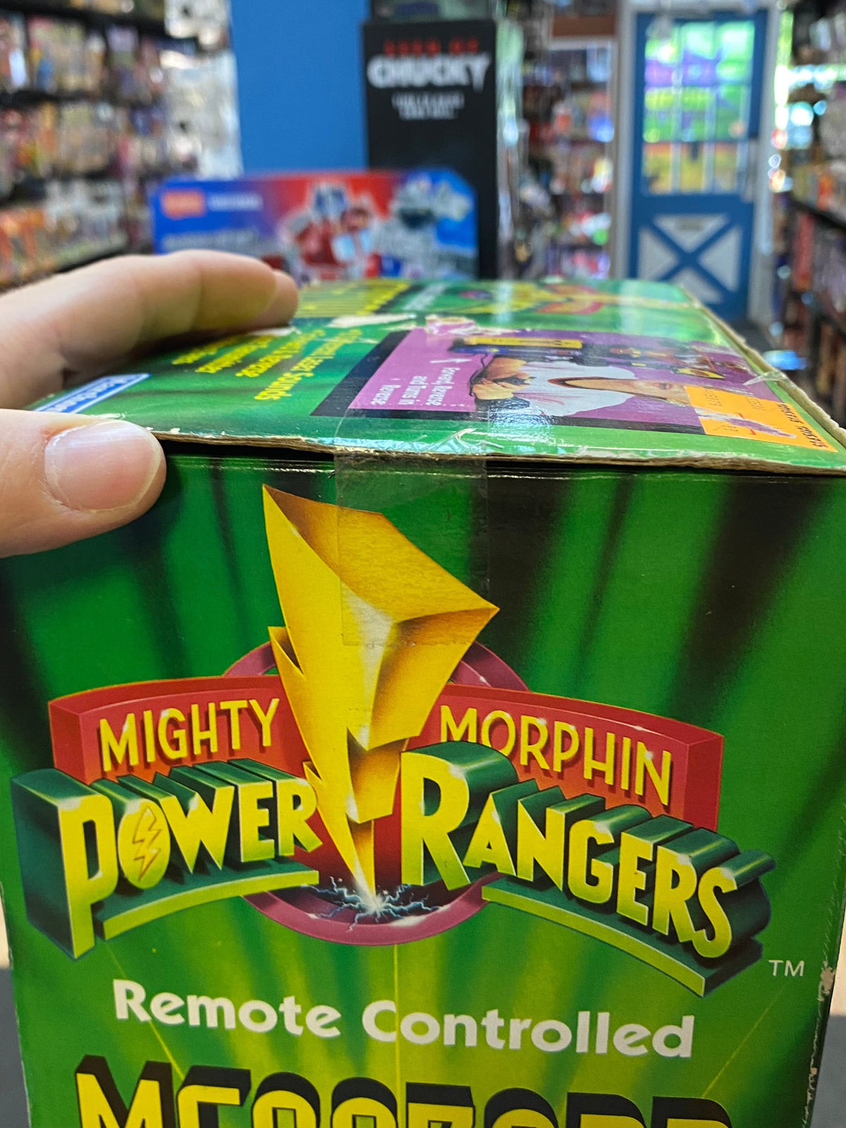 Remote Controlled Megazord (Vintage MMPR Power Rangers, Bandai) SEALED product image 6, provided for visual reference and