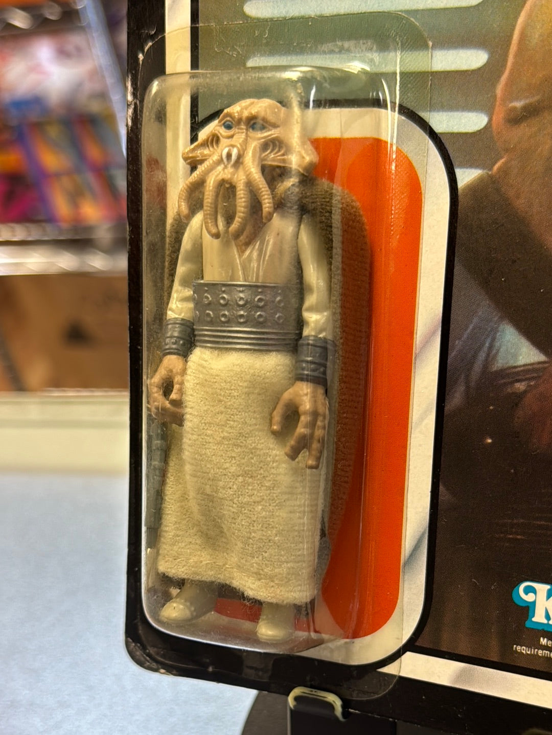 Squid Head Lando 77A ROTJ 1722 (Vintage Star Wars, Kenner) SEALED product image 9, provided for visual reference and product