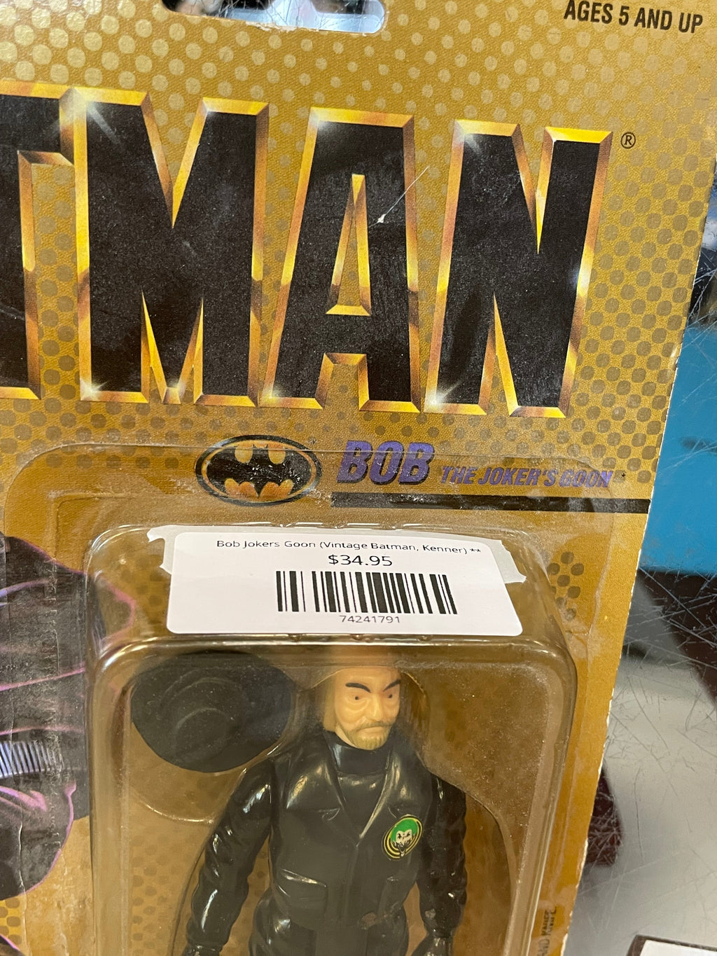 Bob Jokers Goon (Vintage Batman, Kenner) **SEALED** product image 6, provided for visual reference and product detail review