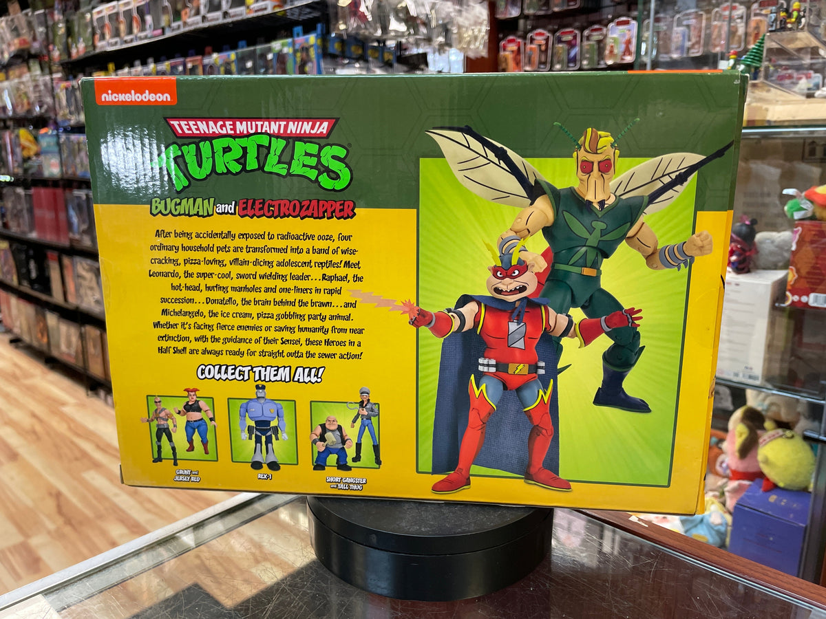 Bugman & Electrozapper (NECA, TMNT Ninja Turtles) *SEALED* product image 2, provided for visual reference and product detail