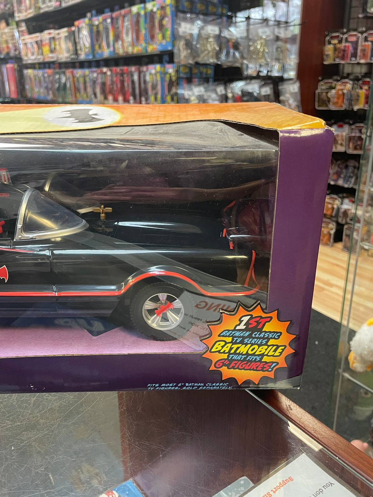 Batmobile Classic TV Series (DC Comics Batman, Mattel) **NEW** product image 2, provided for visual reference and product