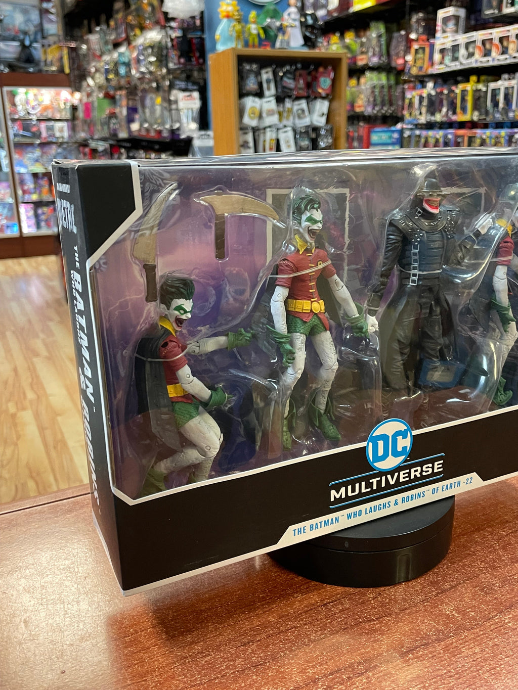 The Batman Who Laughs & Robins of Earth-22 (DC Multiverse, McFarlane Toys) SEALED product image 5, provided for visual