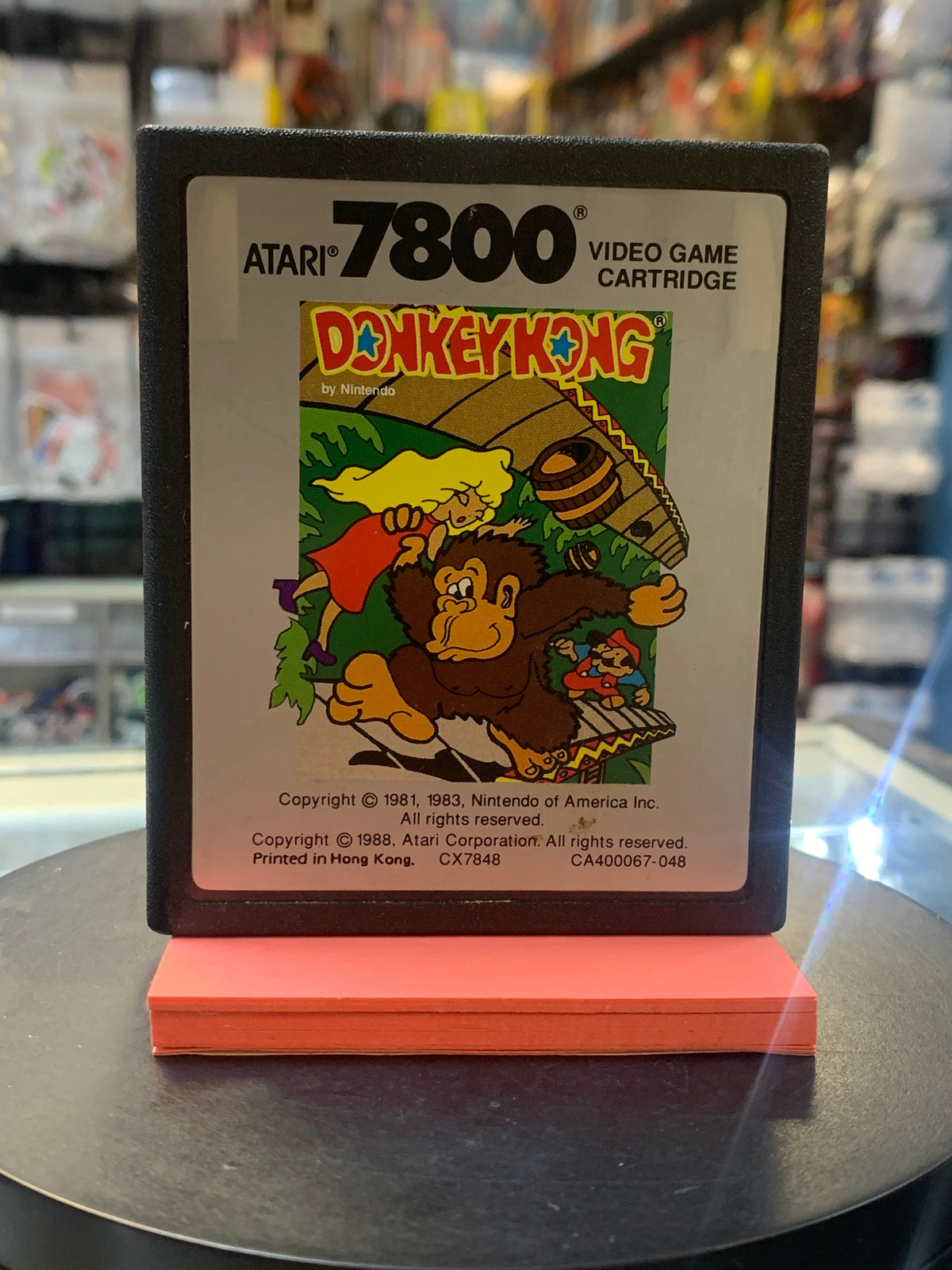 Donkey Kong (Atari 7800, Video Game) product image 1, provided for visual reference and product detail review
