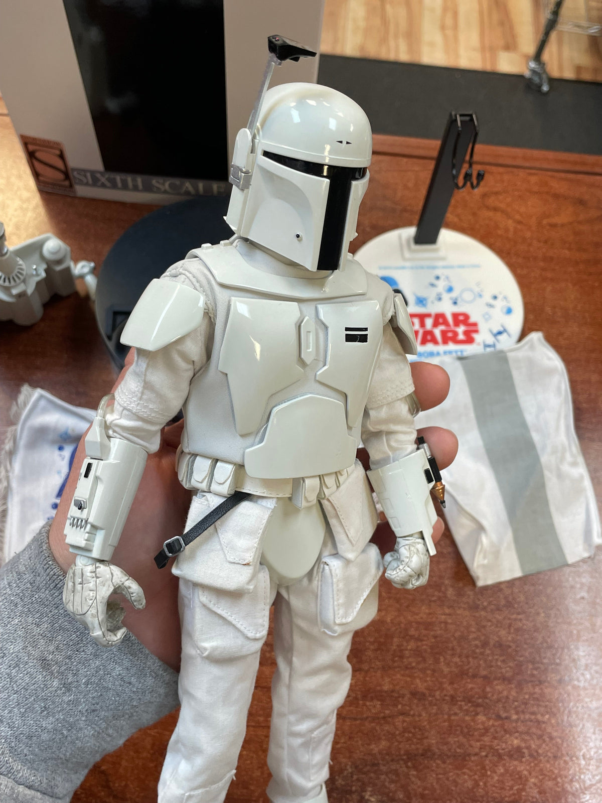 Boba Fett Prototype Armor (Star Wars, Sideshow) COMPLETE product image 9, provided for visual reference and product detail