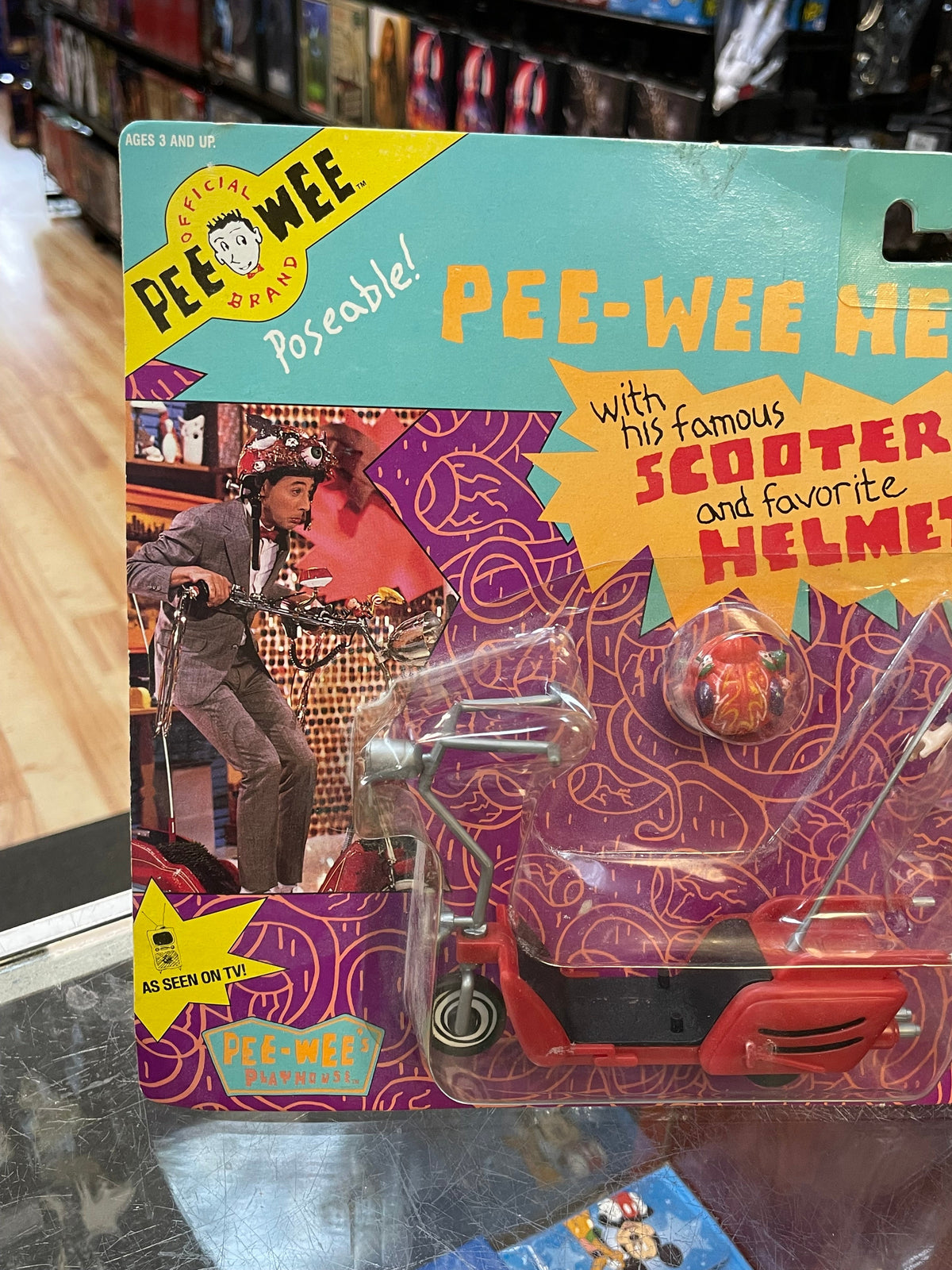 Pee Wee Herman with Scooter (Vintage Pee-Wee’s Playhouse, Matchbox) product image 3, provided for visual reference and