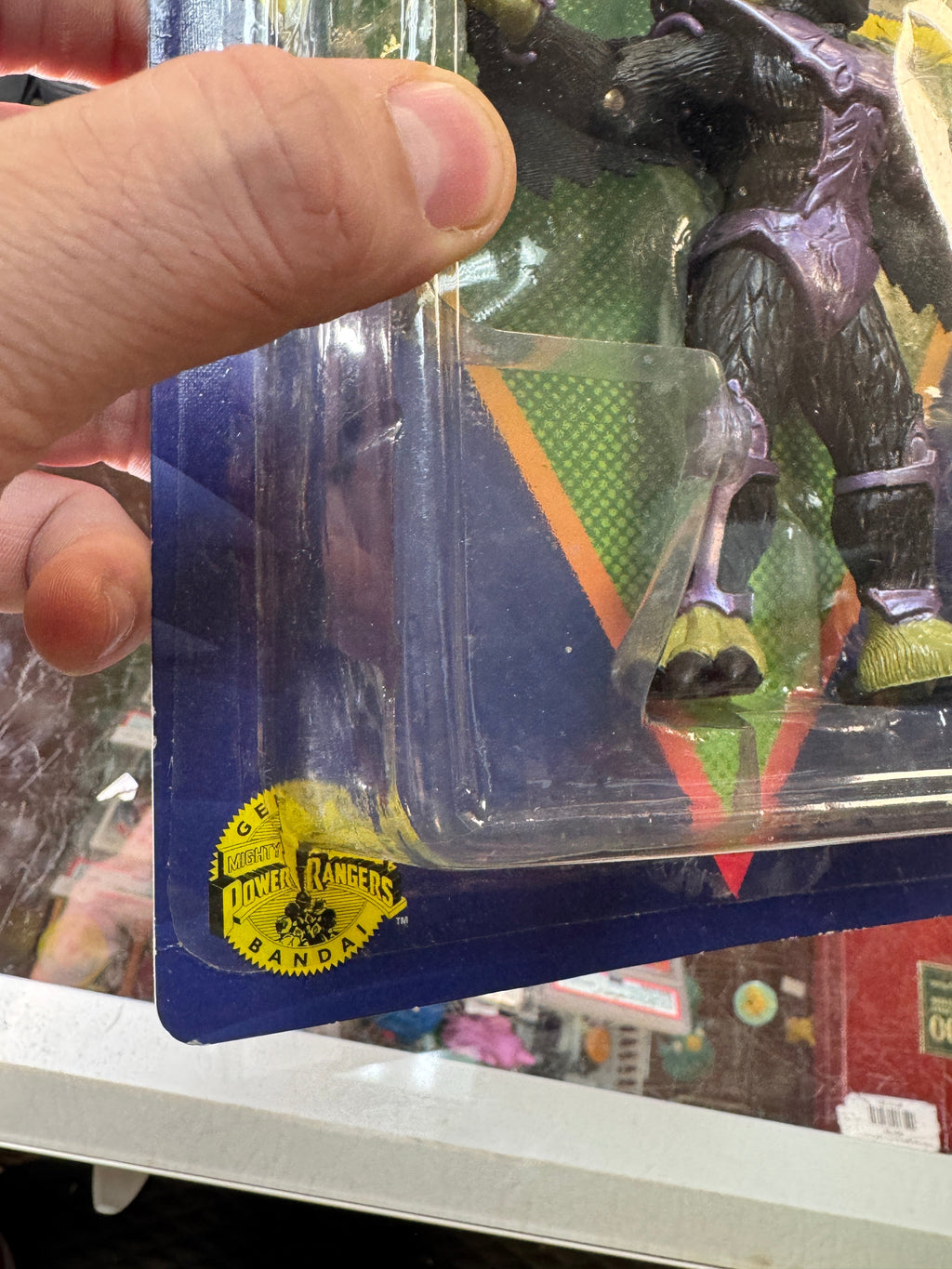 Tengu Warrior Space Alien (Vintage MMPR Power Rangers, Bandai) SEALED product image 14, provided for visual reference and