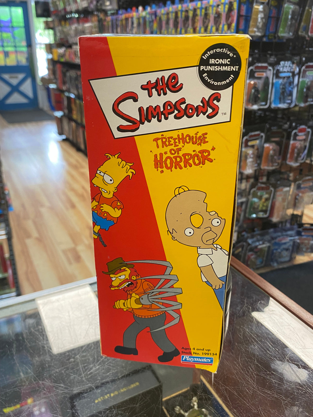 Treehouse of Horror Ironic Punishment (Vintage Simpsons, Playmates) SEALED product image 9, provided for visual reference