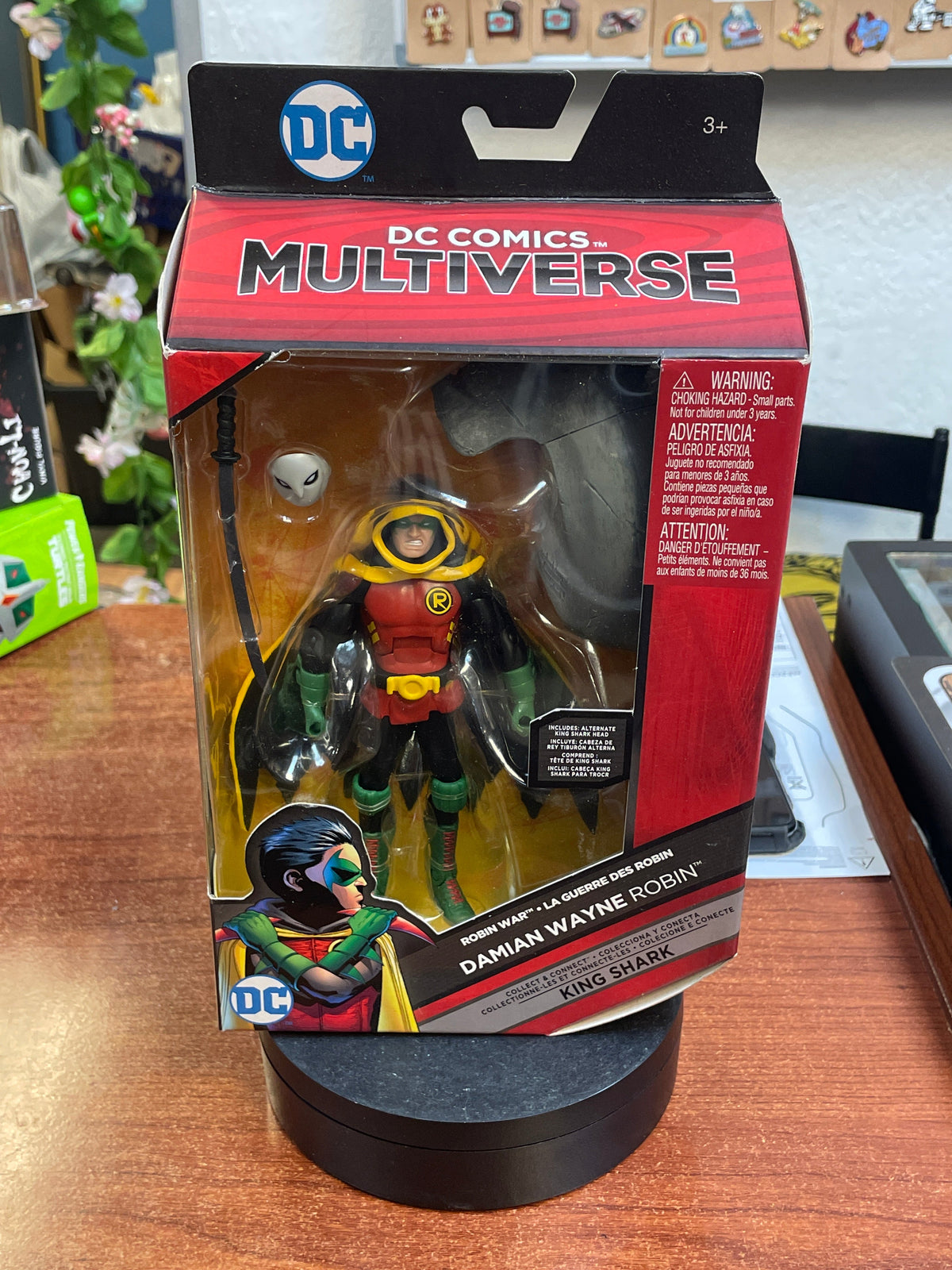 Damian Wayne Robin BAF King Shark (DC Damian Wayne Robin, Mattel) **SEALED** product image 2, provided for visual reference