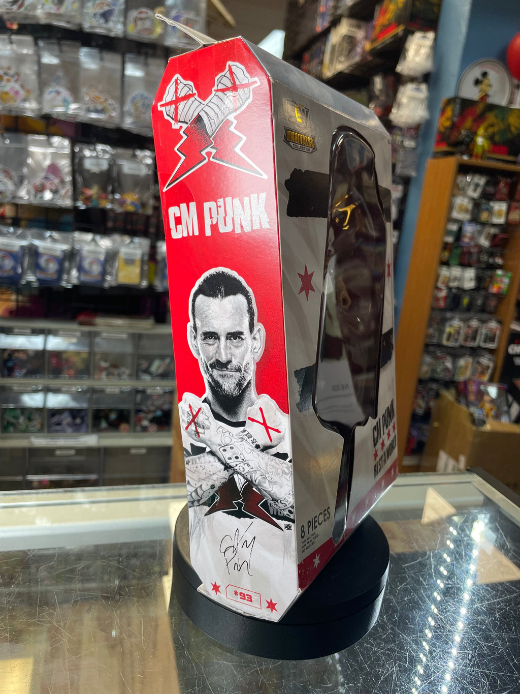 Best in the World CM Punk Unrivaled (AEW Unmatched Collection, Jazwares) **SEALED** product image 2, provided for visual