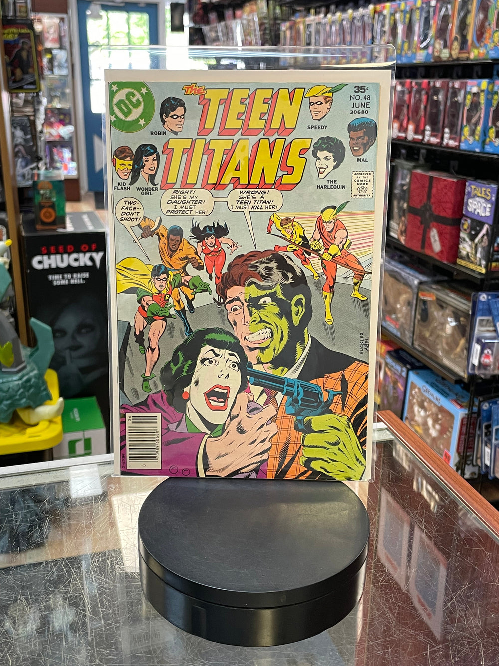 Teen Titans #48 -1ST BUMBLEBEE HARLEQUIN- (DC, Comics) Good