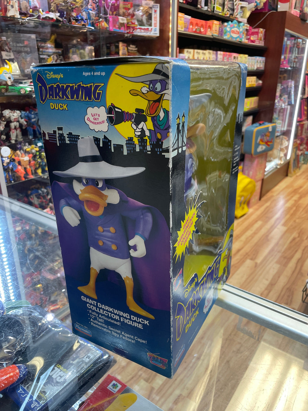 Darkwing Duck 12" (Vintage Disney, Playmates) **COMPLETE** product image 2, provided for visual reference and product detail