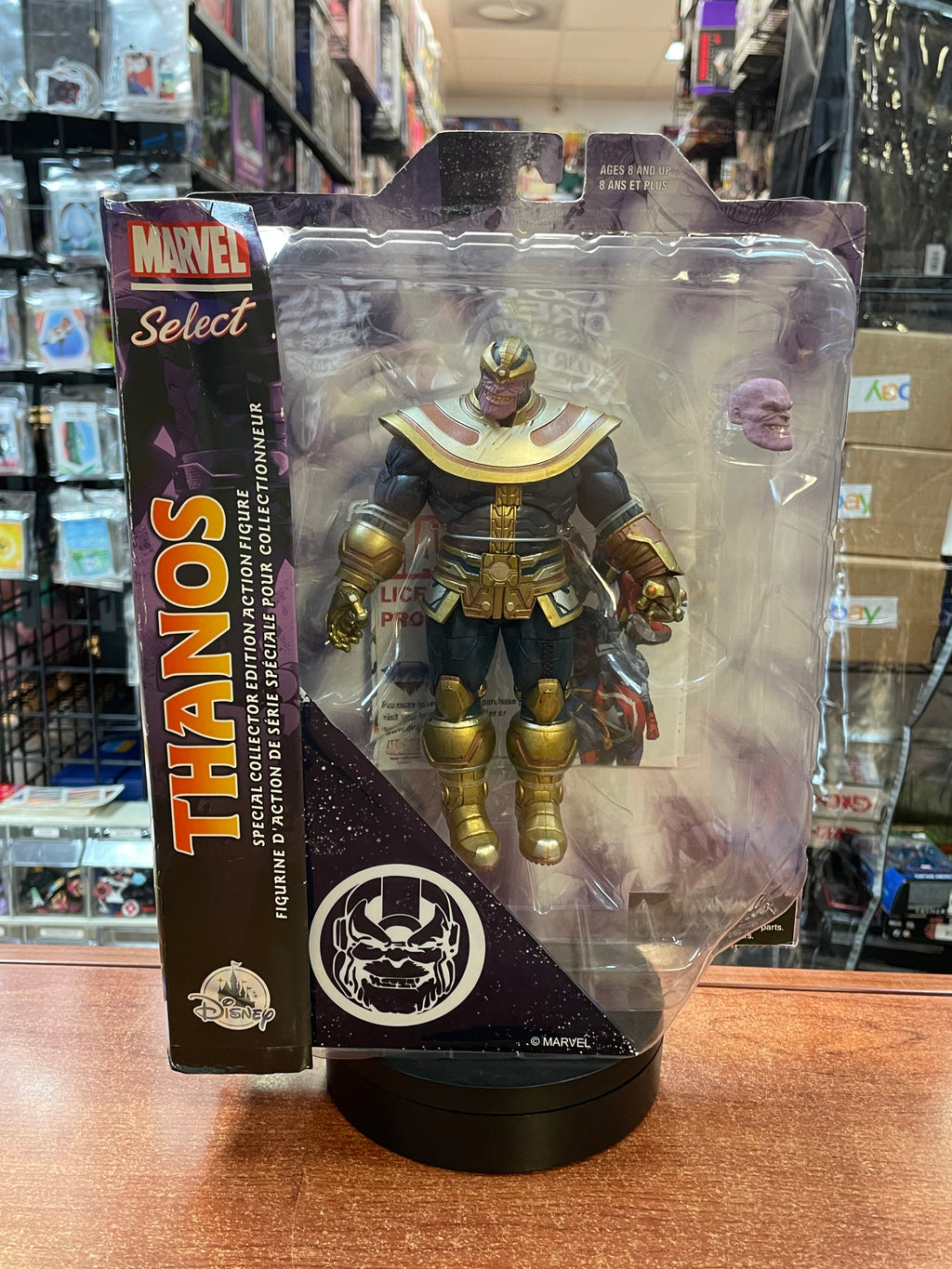 Thanos Infinity Gauntlet (Marvel Select, DST) **SEALED** product image 1, provided for visual reference and product detail