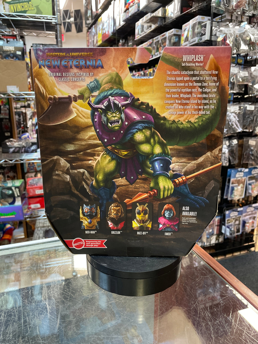 Whiplash -New Eternia- (MOTU Masterverse, Mattel) **SEALED** product image 2, provided for visual reference and product