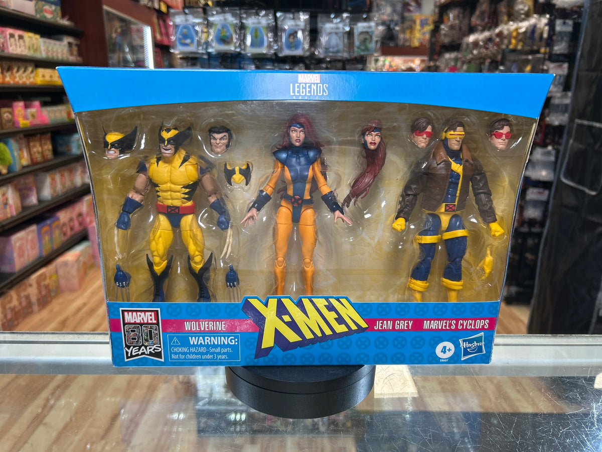 Wolverine Jean Grey & Cyclops -XMEN- (Marvel Legends, Hasbro) *SEALED* product image 1, provided for visual reference and