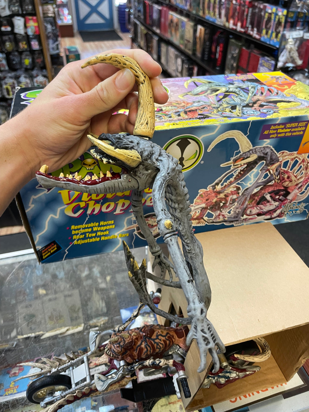 Violator Chopper (Vintage Spawn, McFarlane Toys) NEW/OPEN BOX product image 10, provided for visual reference and product