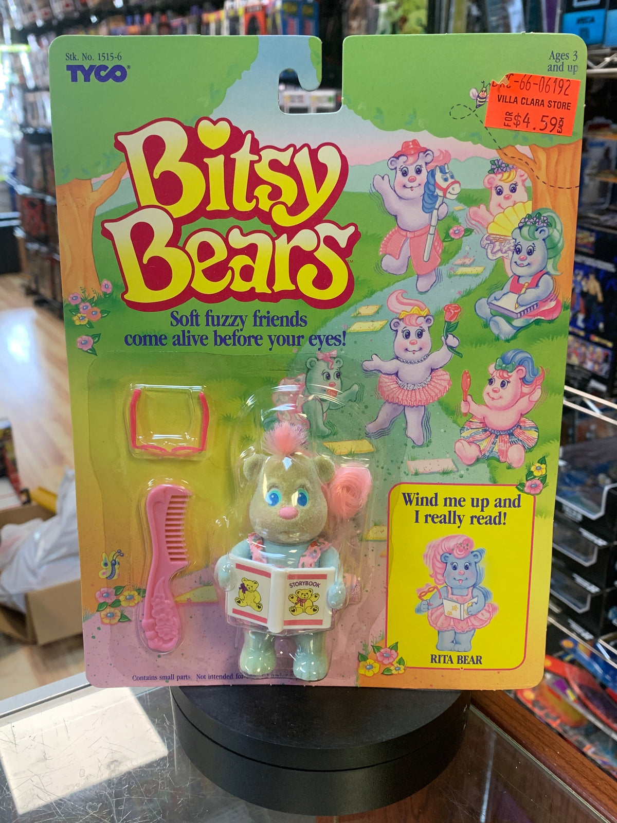 Rita Bear (Vintage, Tyco Bitsy Bears) **SEALED** product image 1, provided for visual reference and product detail review