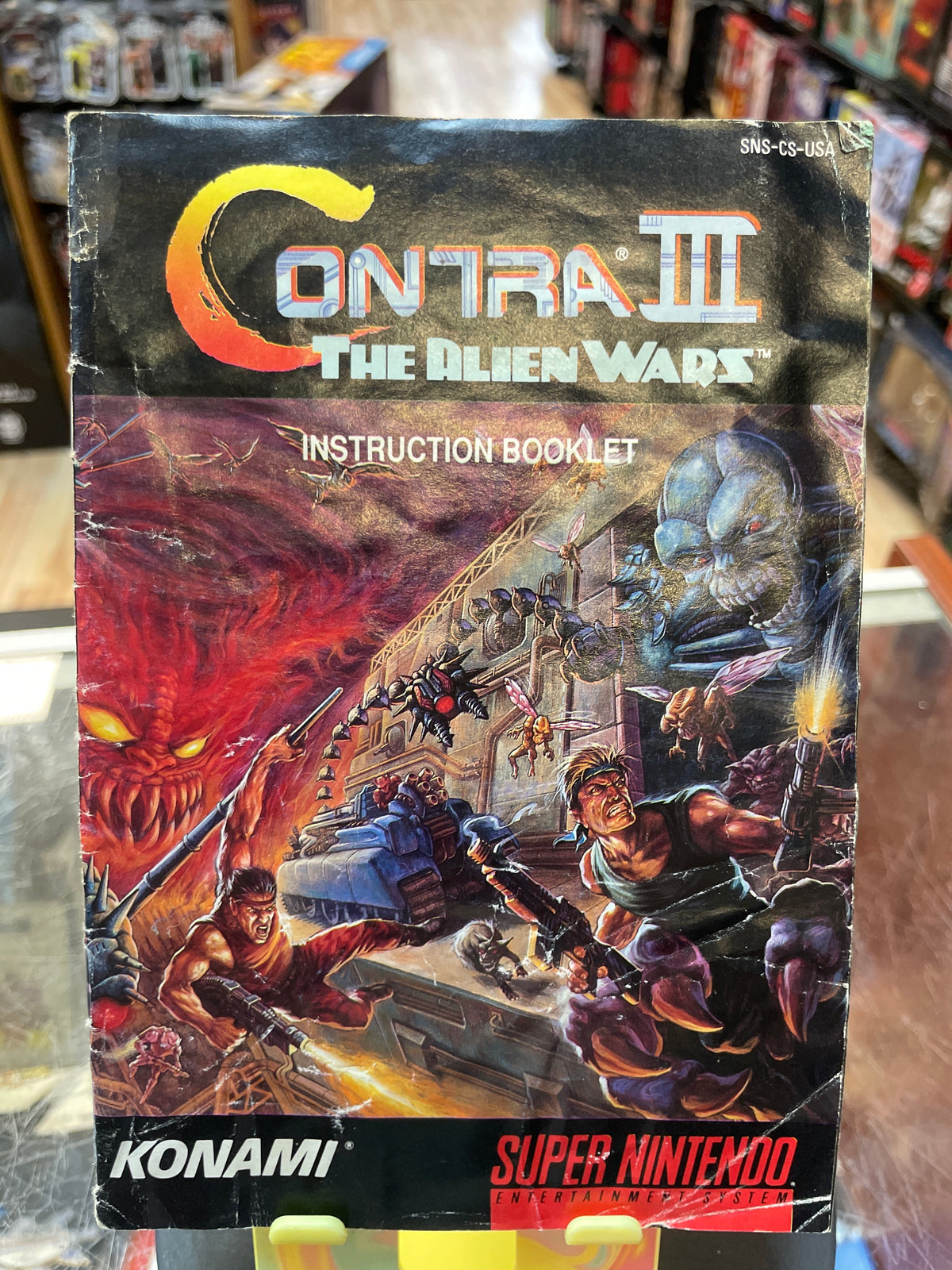 Contra III: Alien Wars with Box & Manual (SNES Super Nintendo, Vintage Video Games) LOOSE (Copy) product image 5, provided
