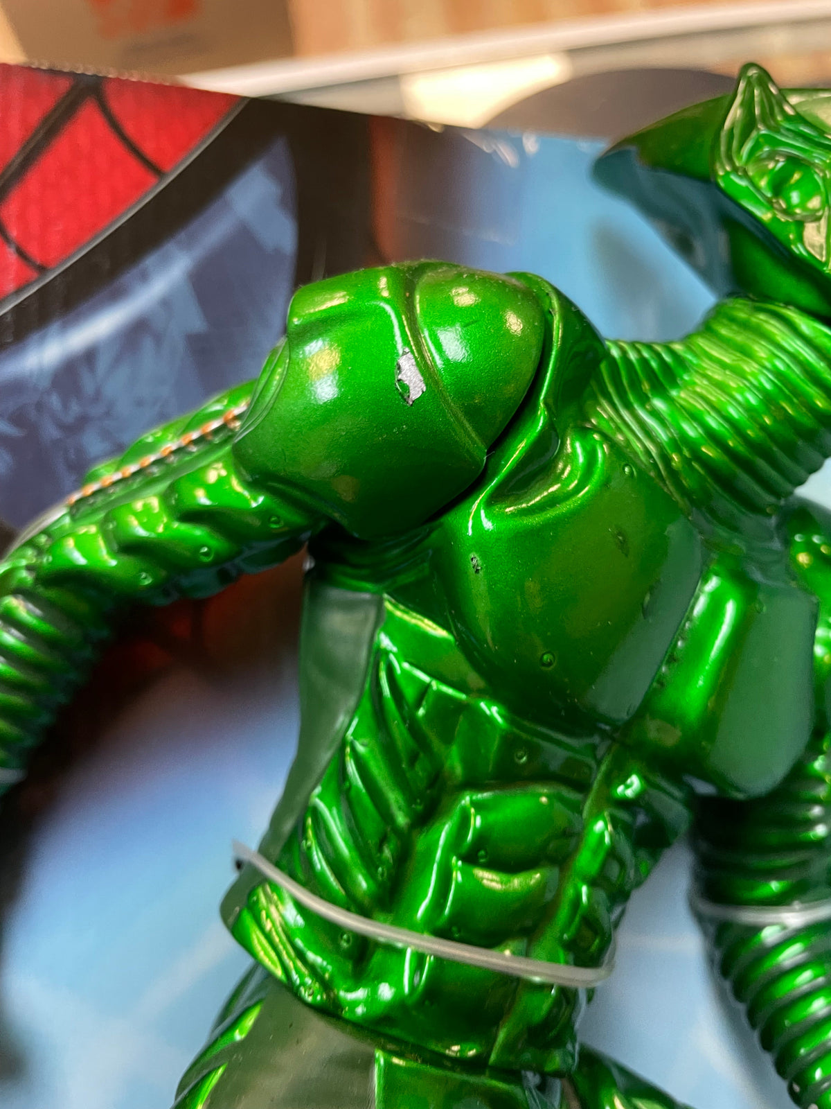 Green Goblin 12” Poseable Figure (Vintage Spider-Man, Toy Biz) SEALED product image 8, provided for visual reference and