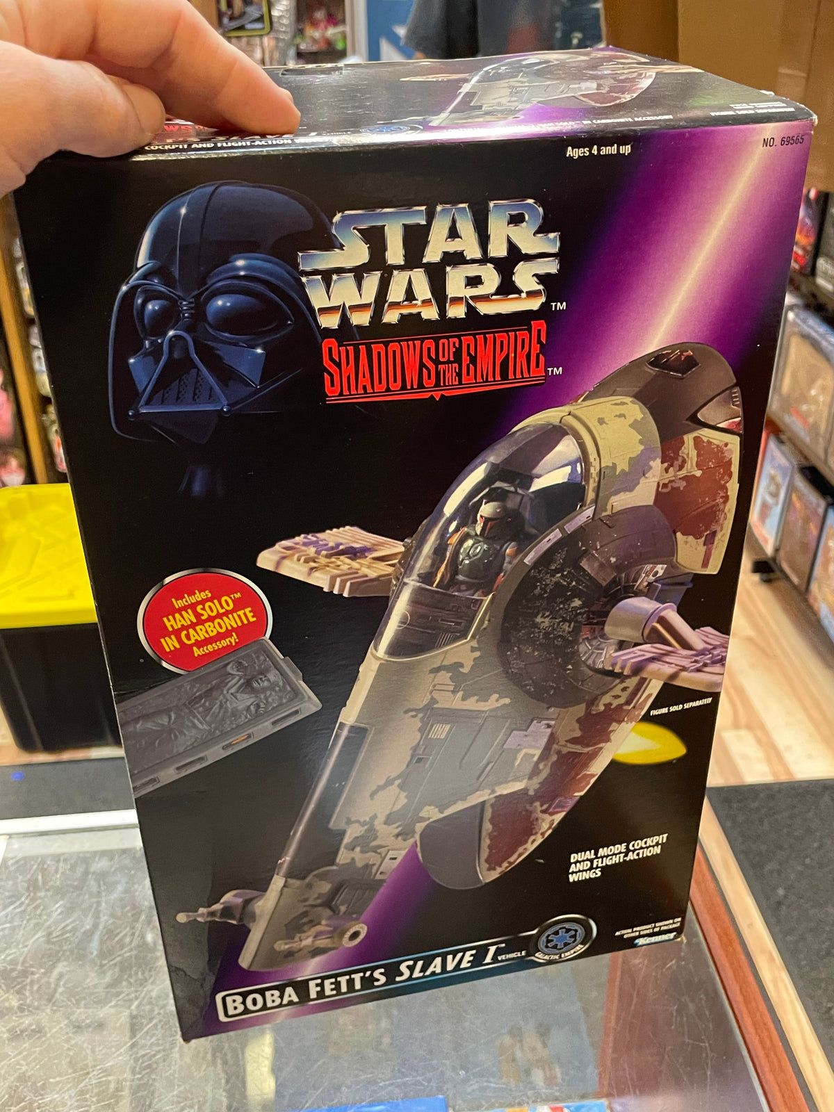 Shadows of the Empire Slave 1(Vintage Star Wars, Hasbro) SEALED product image 6, provided for visual reference and product