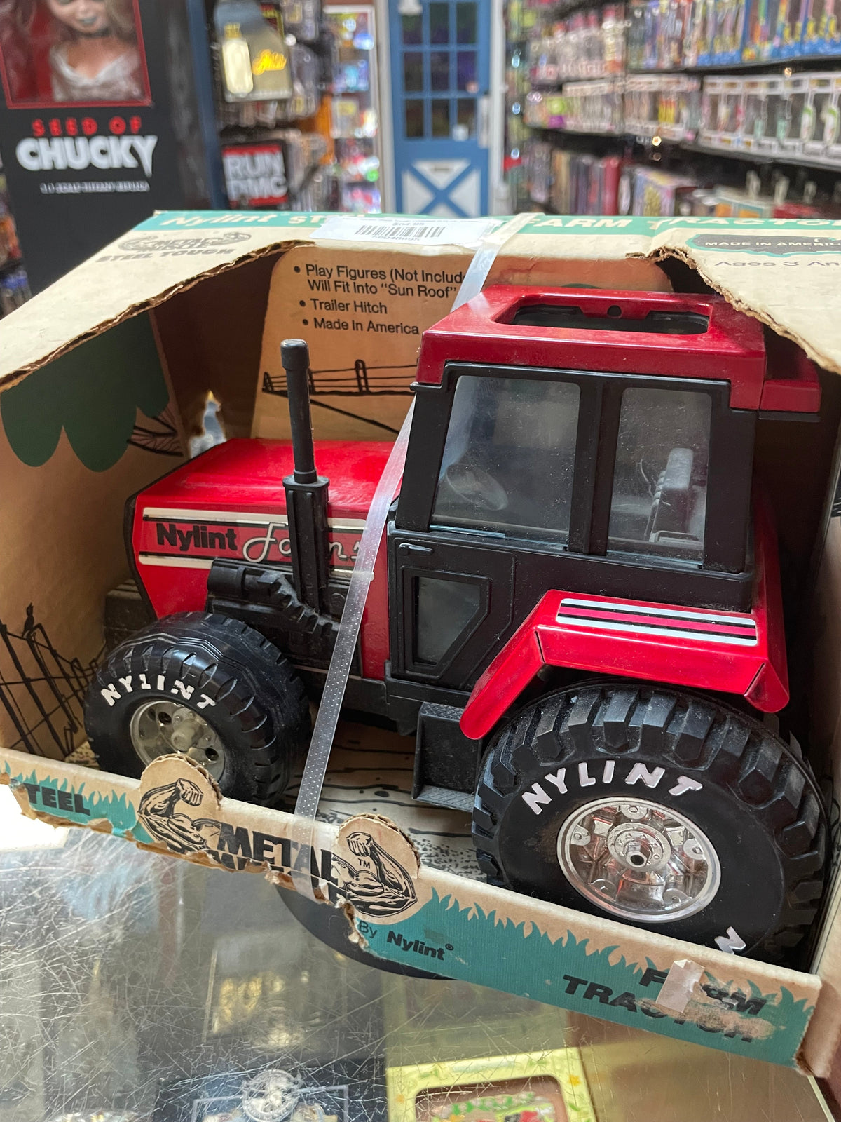 Farm Tractor Steel Tough (Vintage NYLint, Vintage Metal Muscle) Boxed product image 4, provided for visual reference and