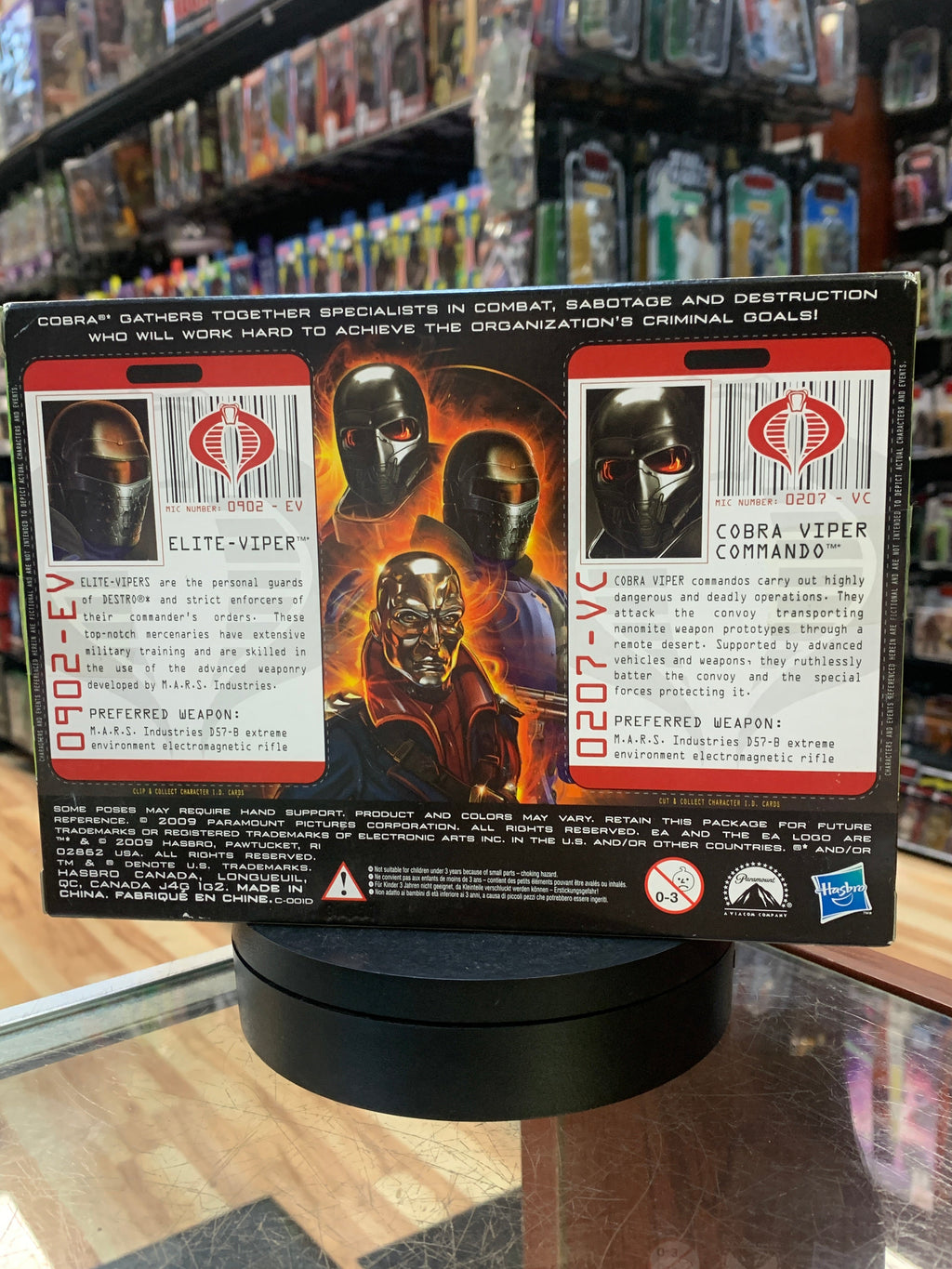 Cobra Viper Commando Destro Elite Viper (GI Joe Rise of Cobra, Hasbro) SEALED product image 4, provided for visual reference