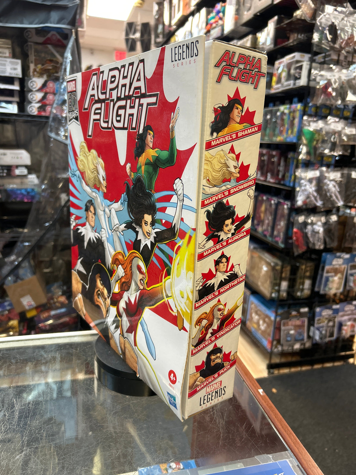 Alpha Flight (Marvel Legends, Hasbro) **SEALED** product image 6, provided for visual reference and product detail review