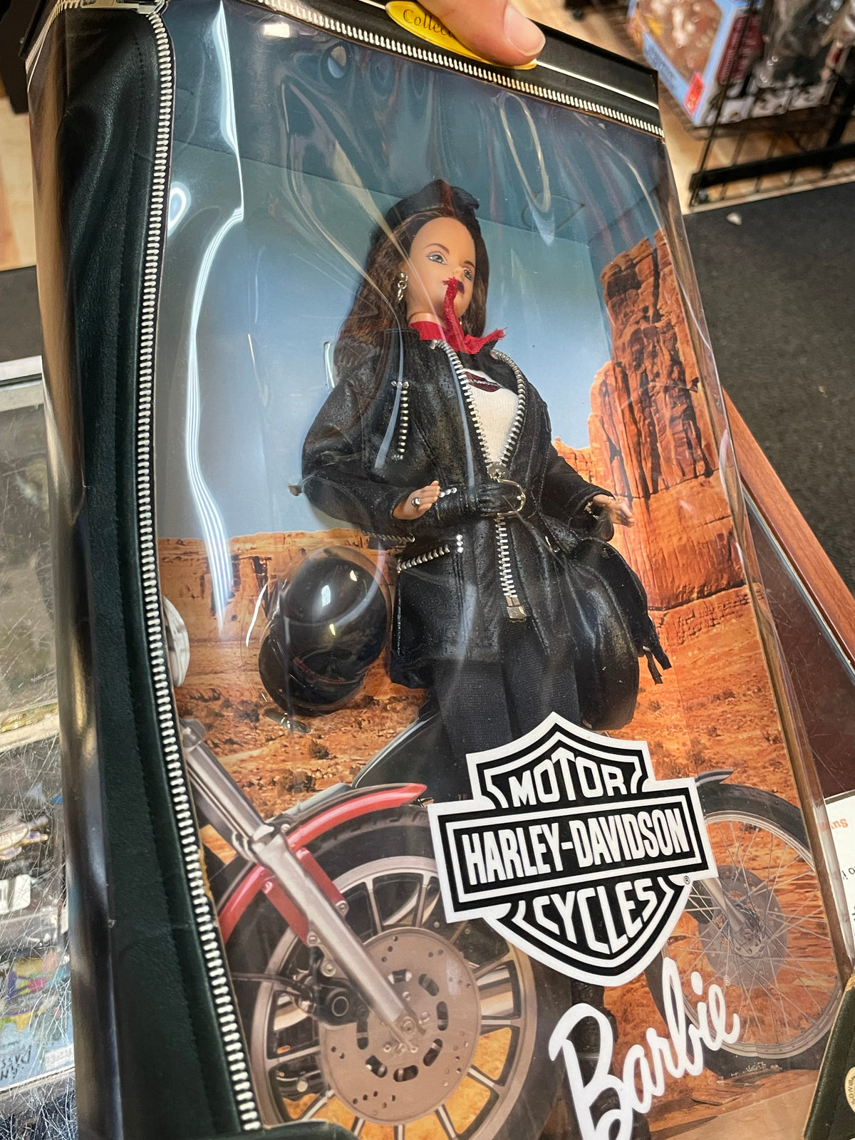 Harley Davidson Brunette Hair BArbie #22256 (Vintage Barbie, Mattel) **SEALED** product image 10, provided for visual